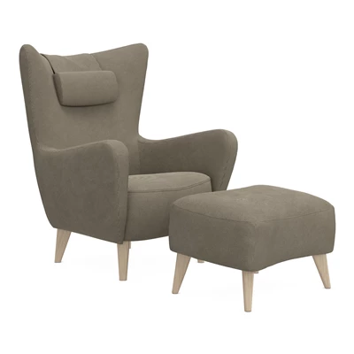 Elena fåtölj & fotpall