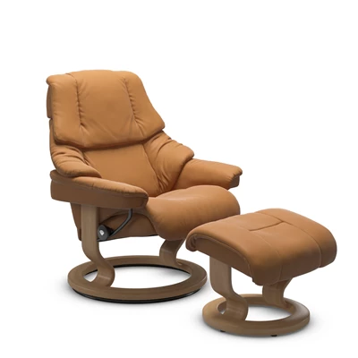 Stressless Reno S fåtölj & fotpall