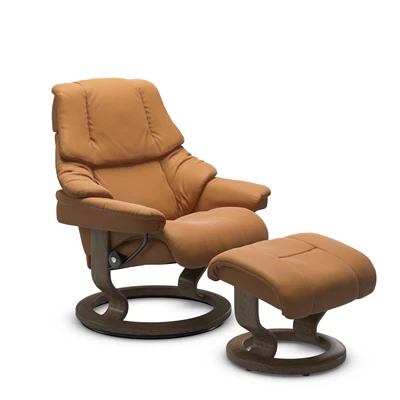 Stressless Reno S fåtölj & fotpall