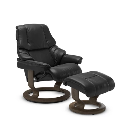 Stressless Reno S fåtölj & fotpall