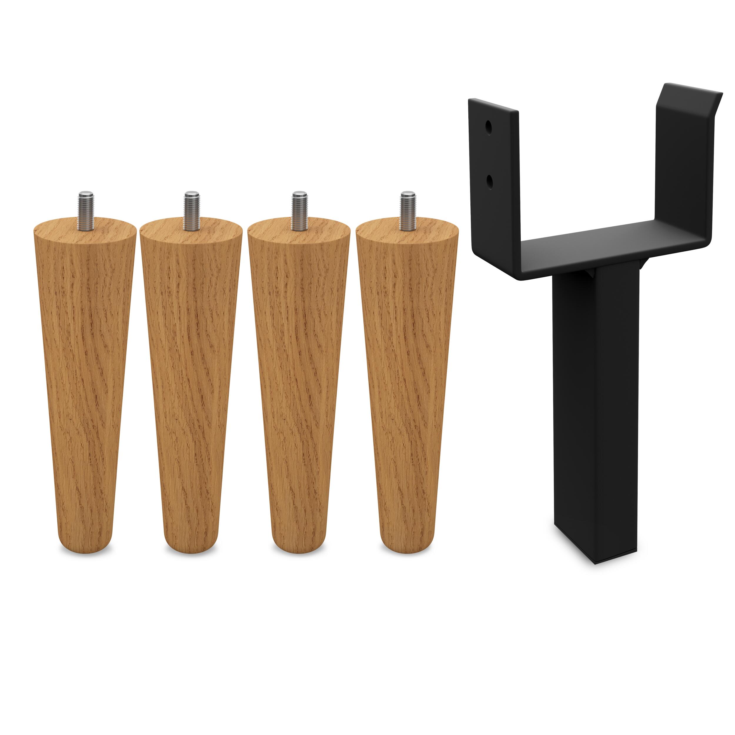 Nocturne Elegant sängben och stödben 15 cm,1 set