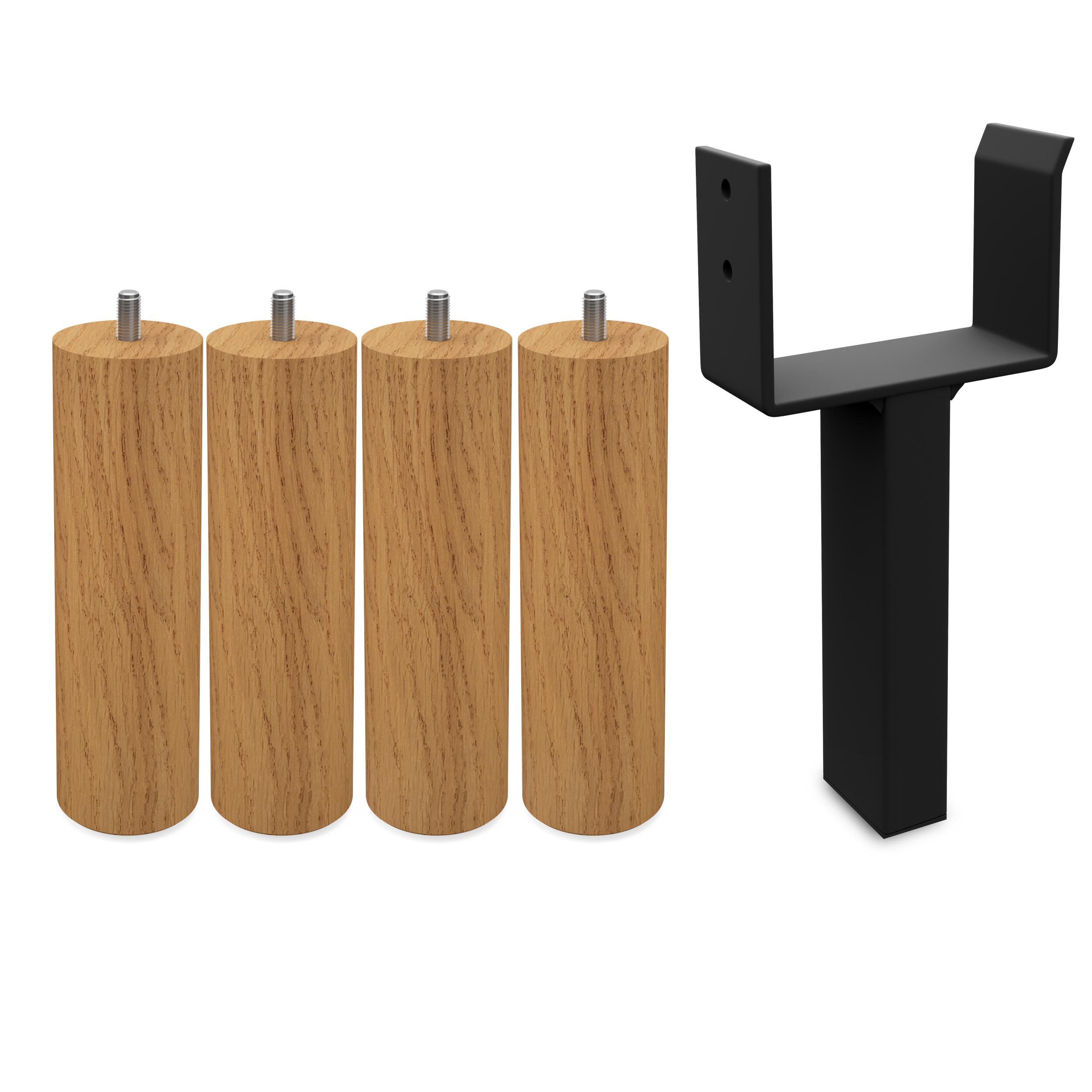 Nocturne Exclusive/Exclusive Plus sängben och stödben 15 cm, 1 set