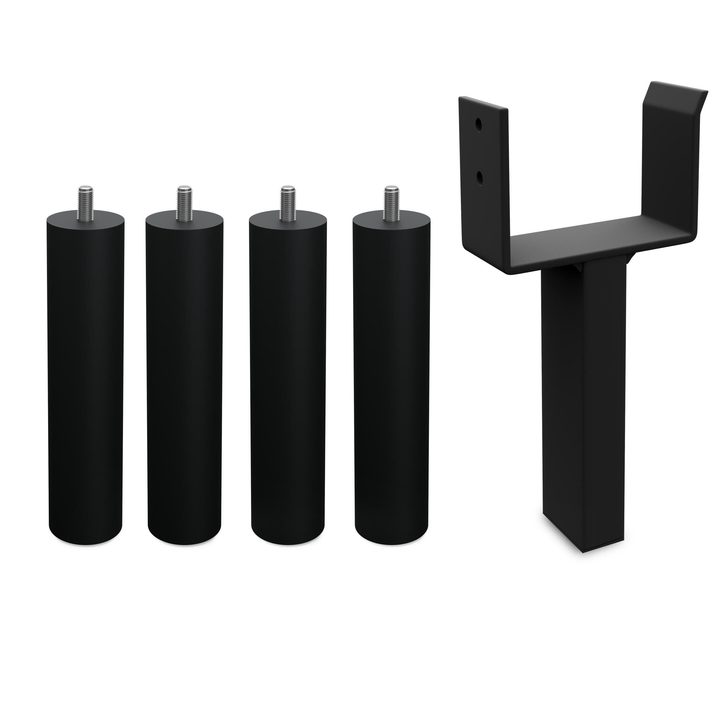 Nocturne Essential sängben och stödben 15 cm, 1 set