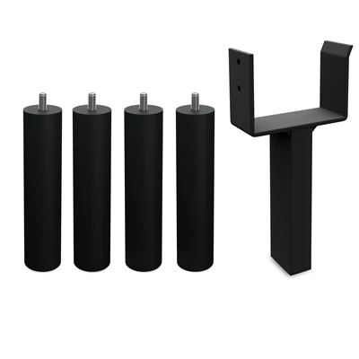 Nocturne Essential sängben och stödben 15 cm, 1 set