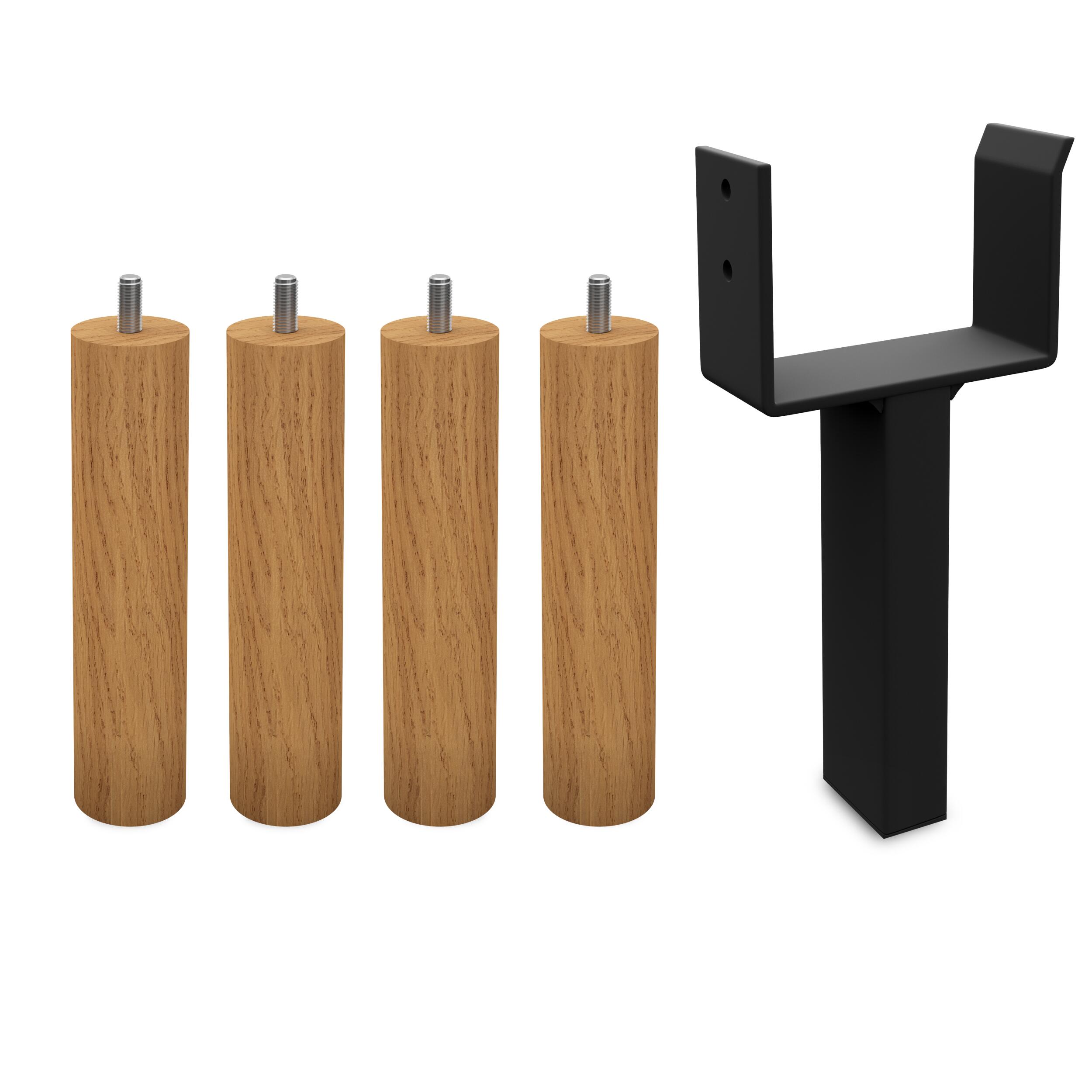 Nocturne Essential sängben och stödben 15 cm,  1 set