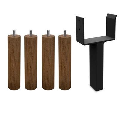 Nocturne Essential sängben och stödben 15 cm, 1 set