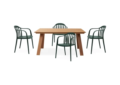 Hollie + Portio Trädgårdsmöbelgrupp