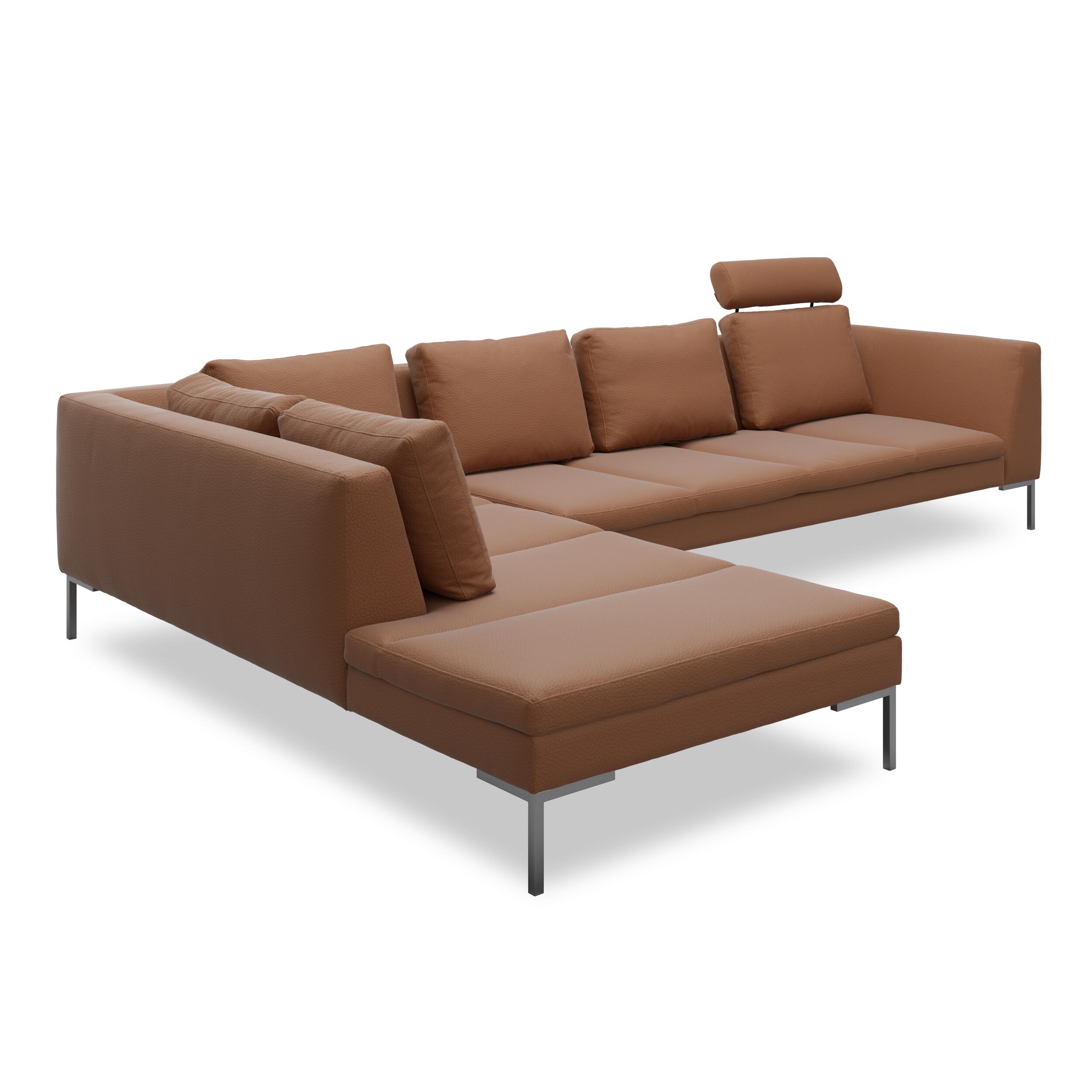 Nordskov vänstervänd hörnsoffa med puffavslutning 