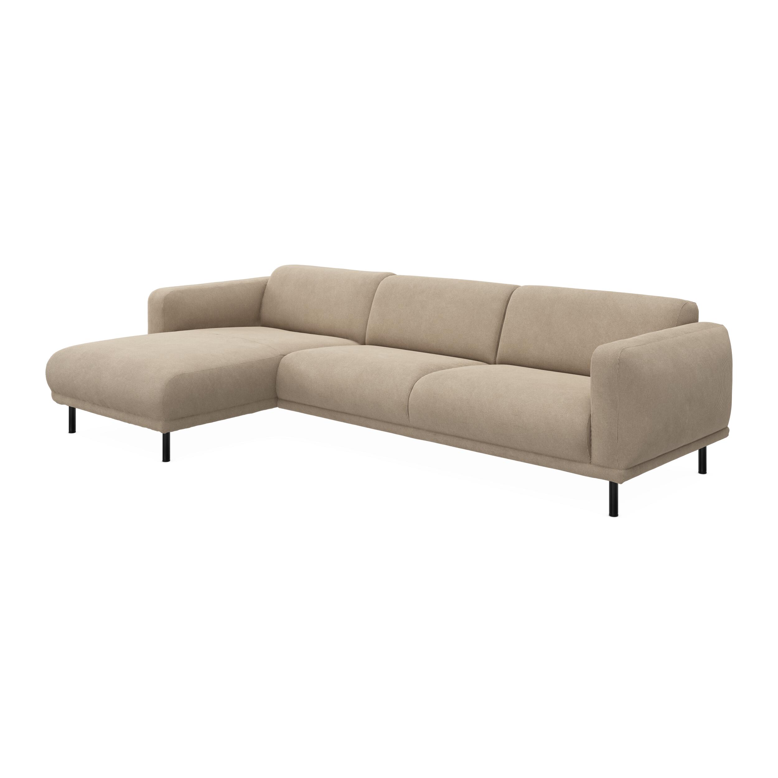 Parker vänstervänd soffa med schäslong 