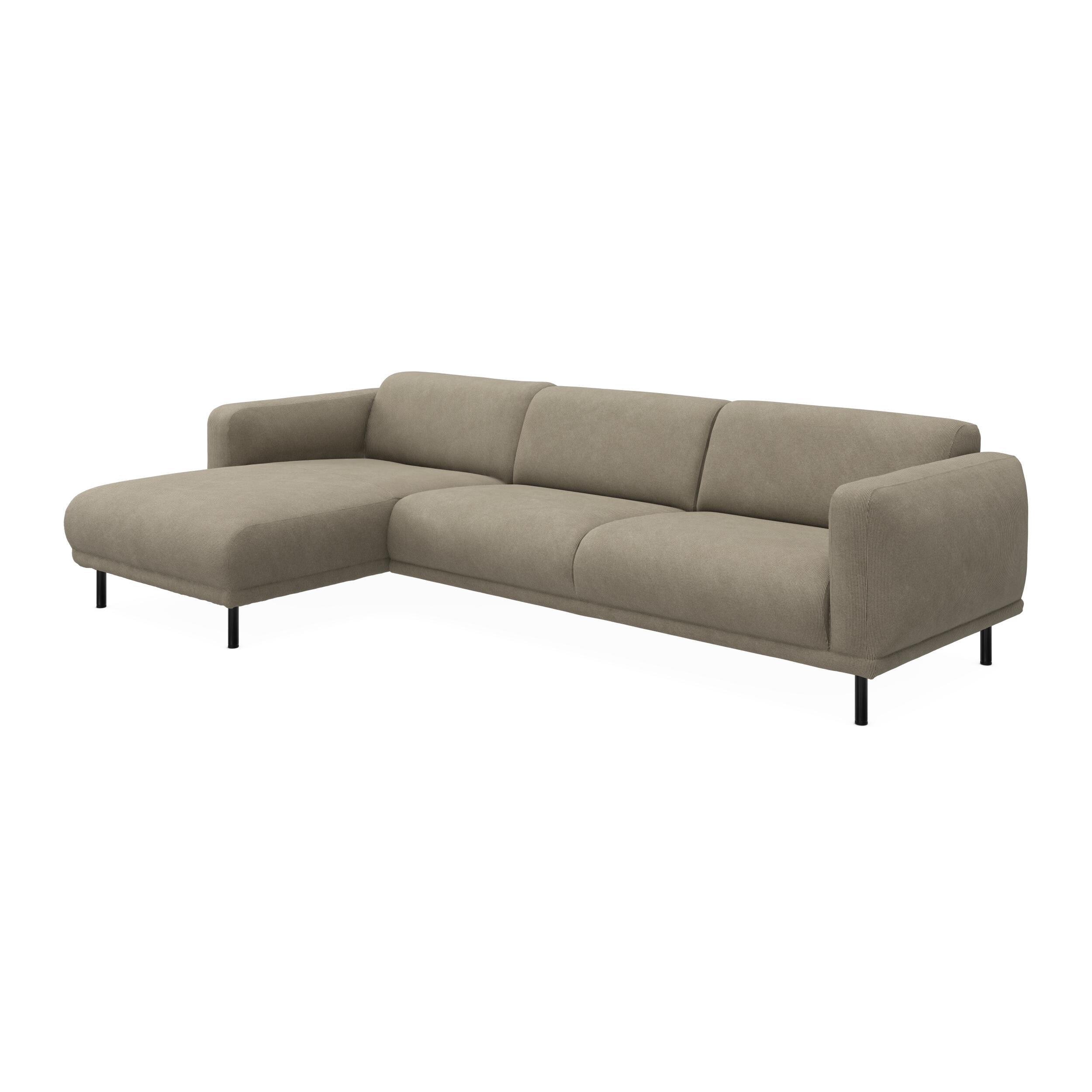 Parker vänstervänd soffa med schäslong 