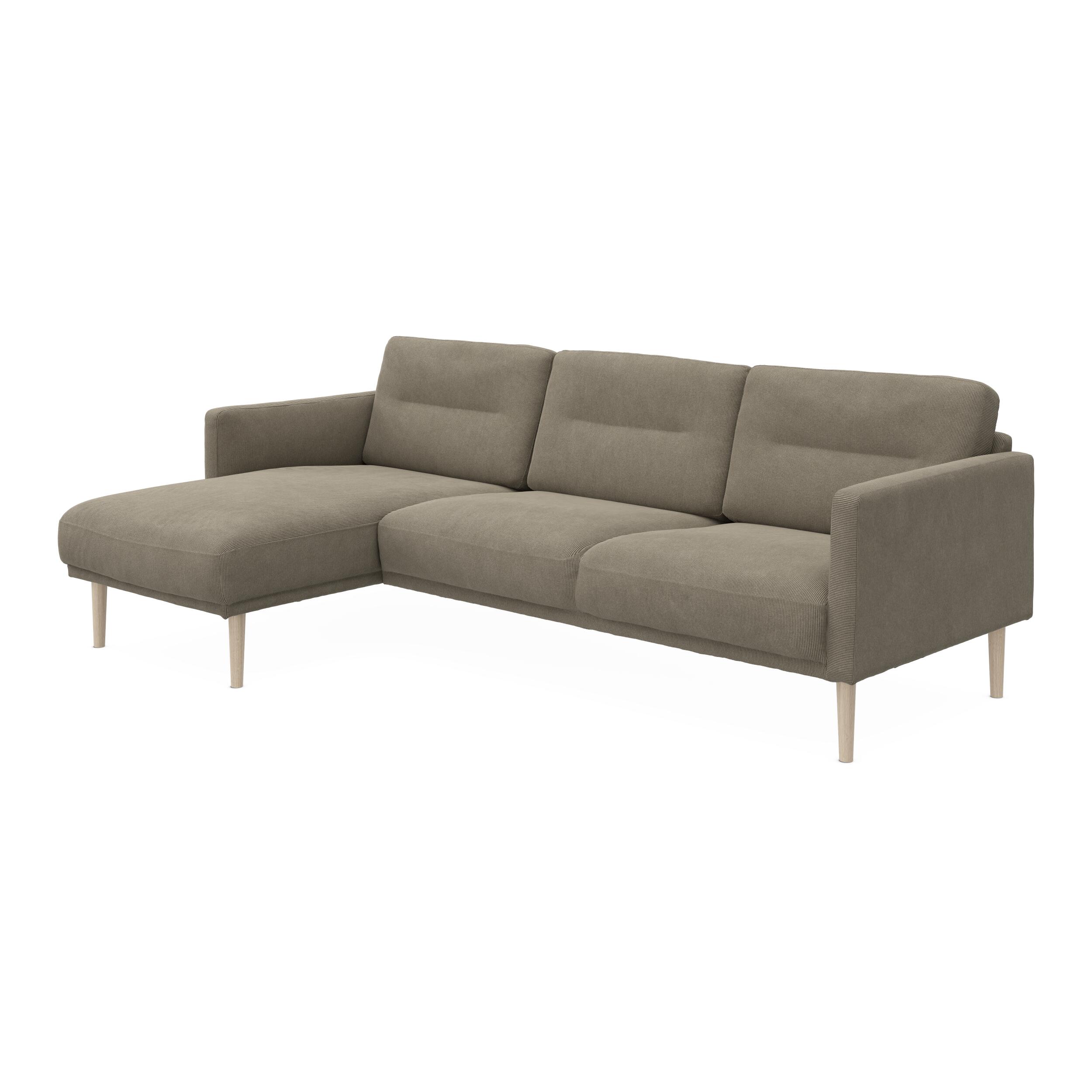 Larvik vänstervänd soffa med schäslong 