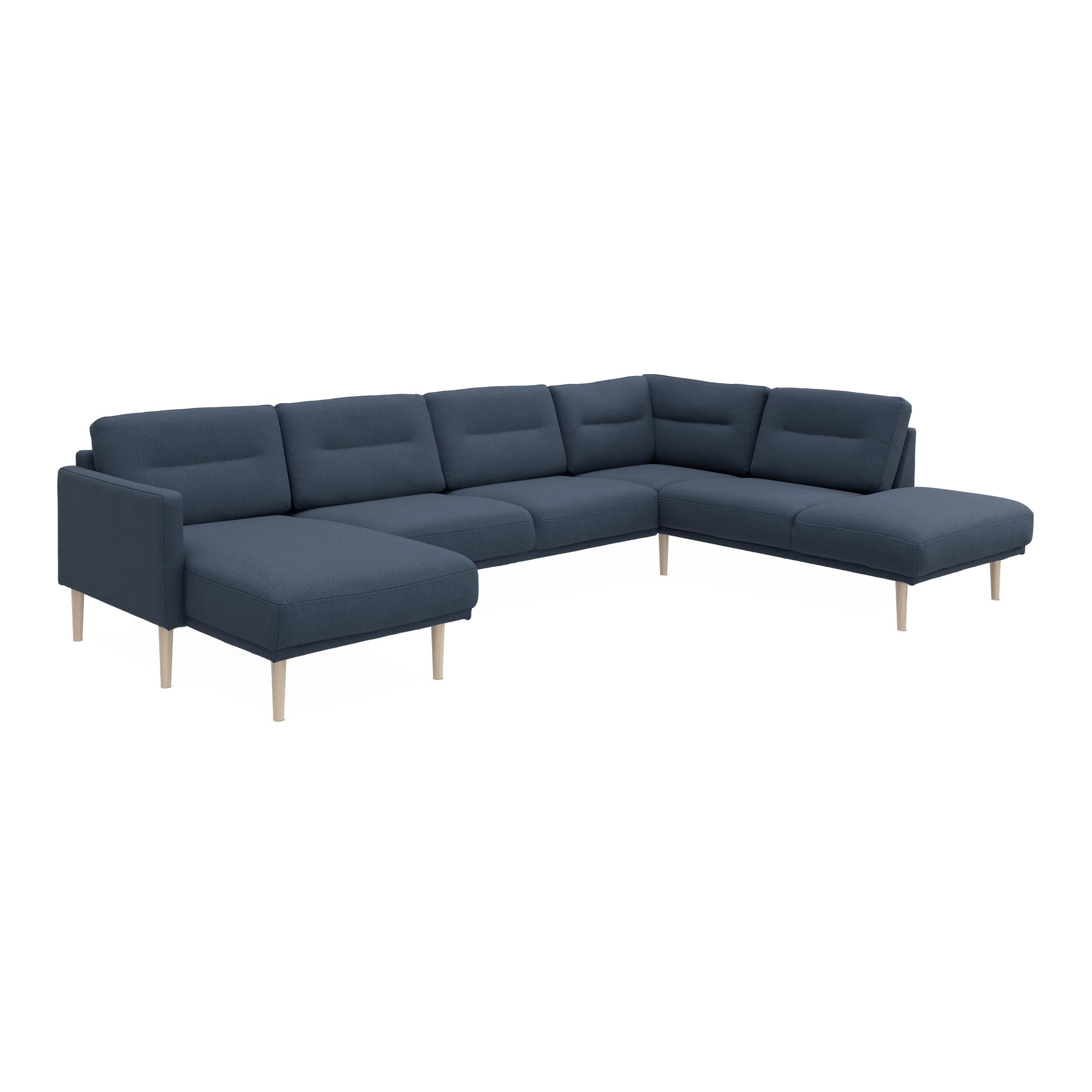 Larvik vänstervänd hörnsoffa med schäslong 