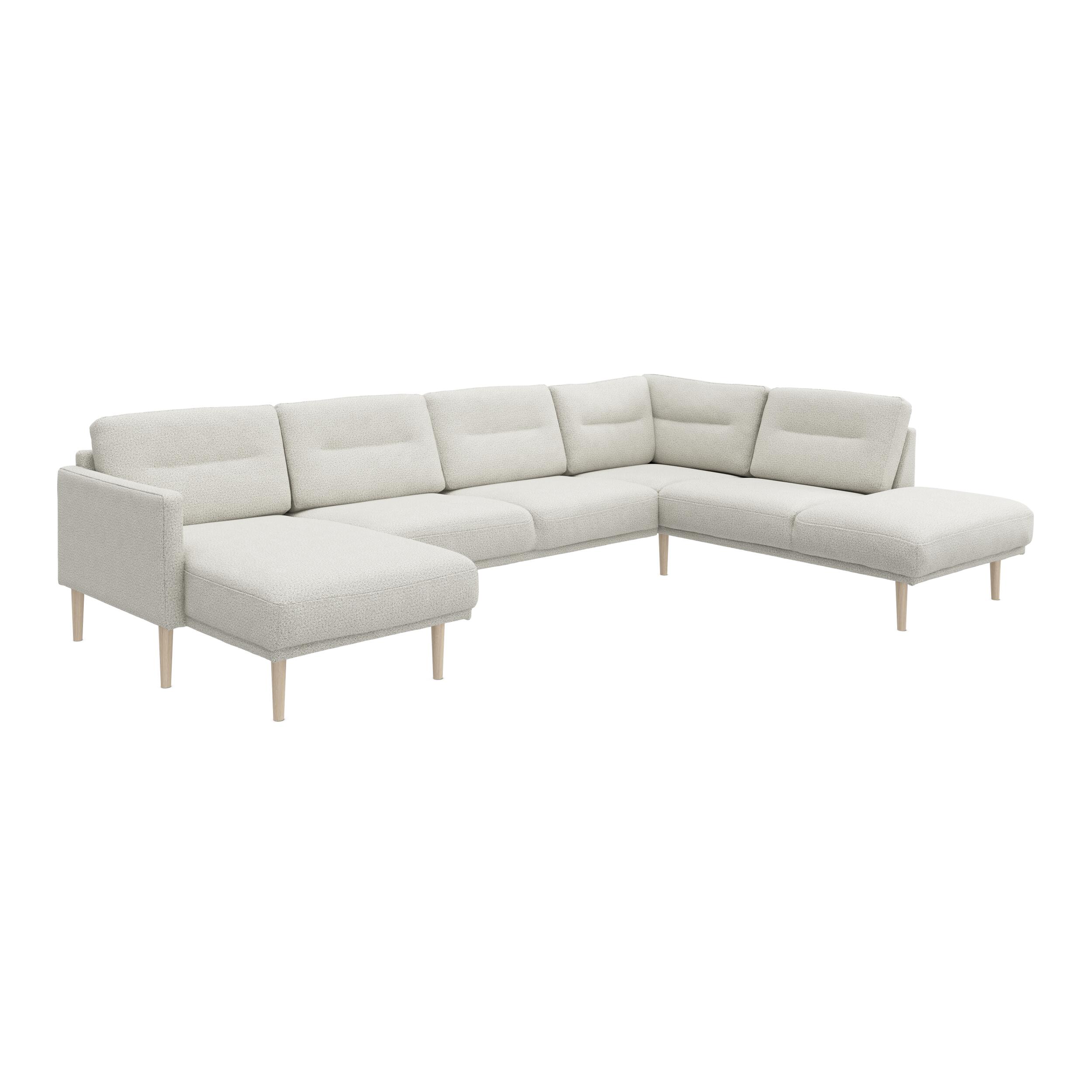 Larvik vänstervänd hörnsoffa med schäslong 