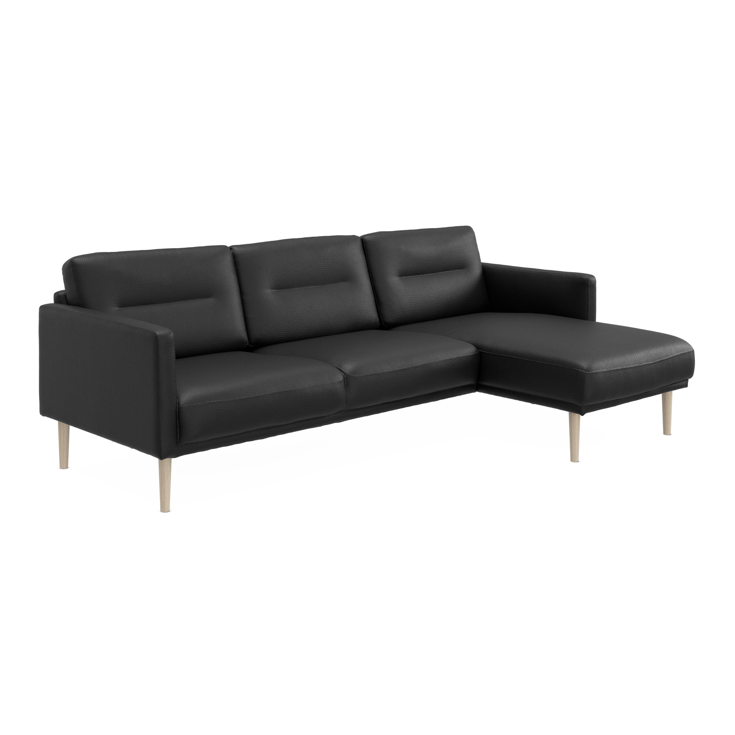 Larvik högervänd soffa med schäslong 