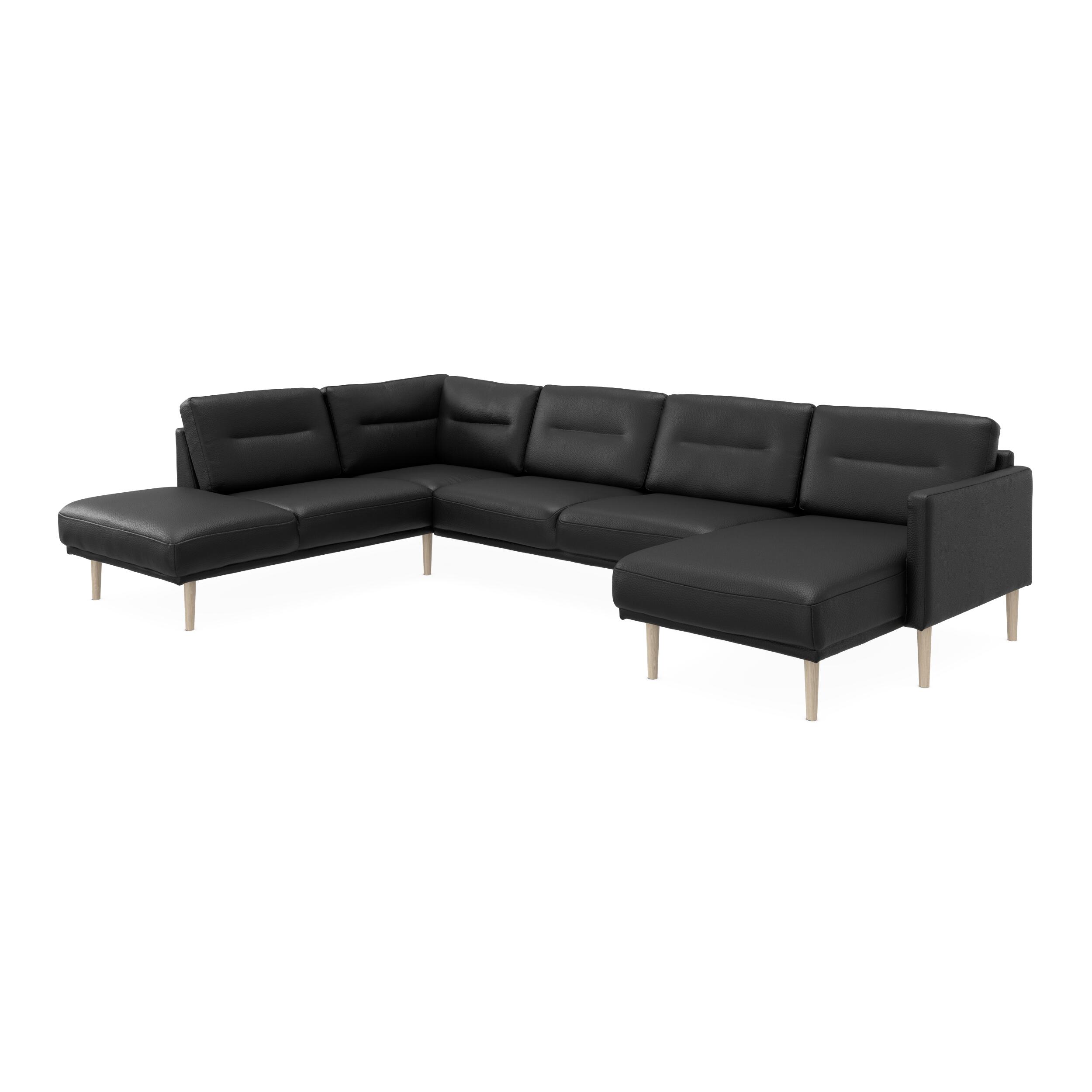 Larvik högervänd hörnsoffa med schäslong 