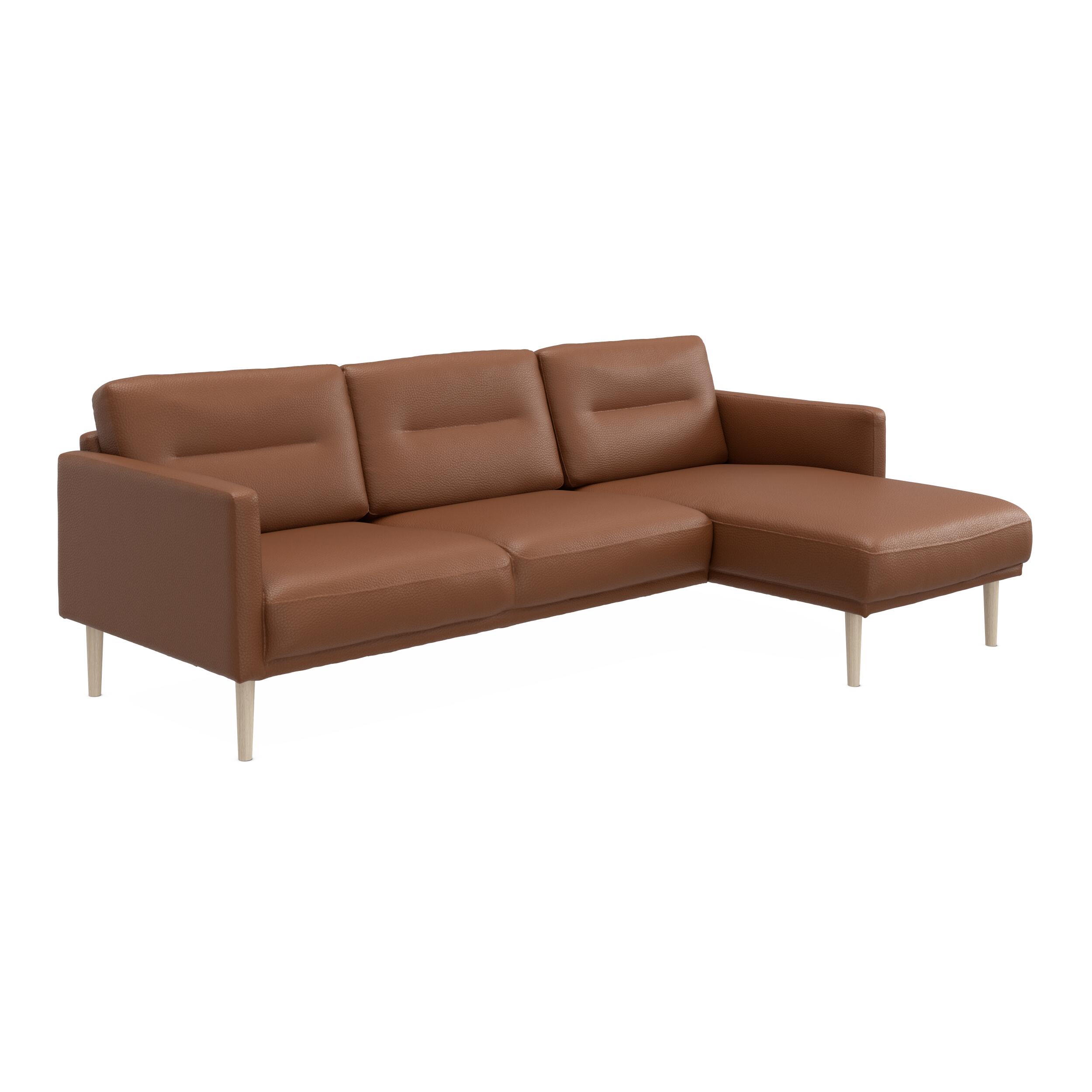 Larvik högervänd soffa med schäslong 