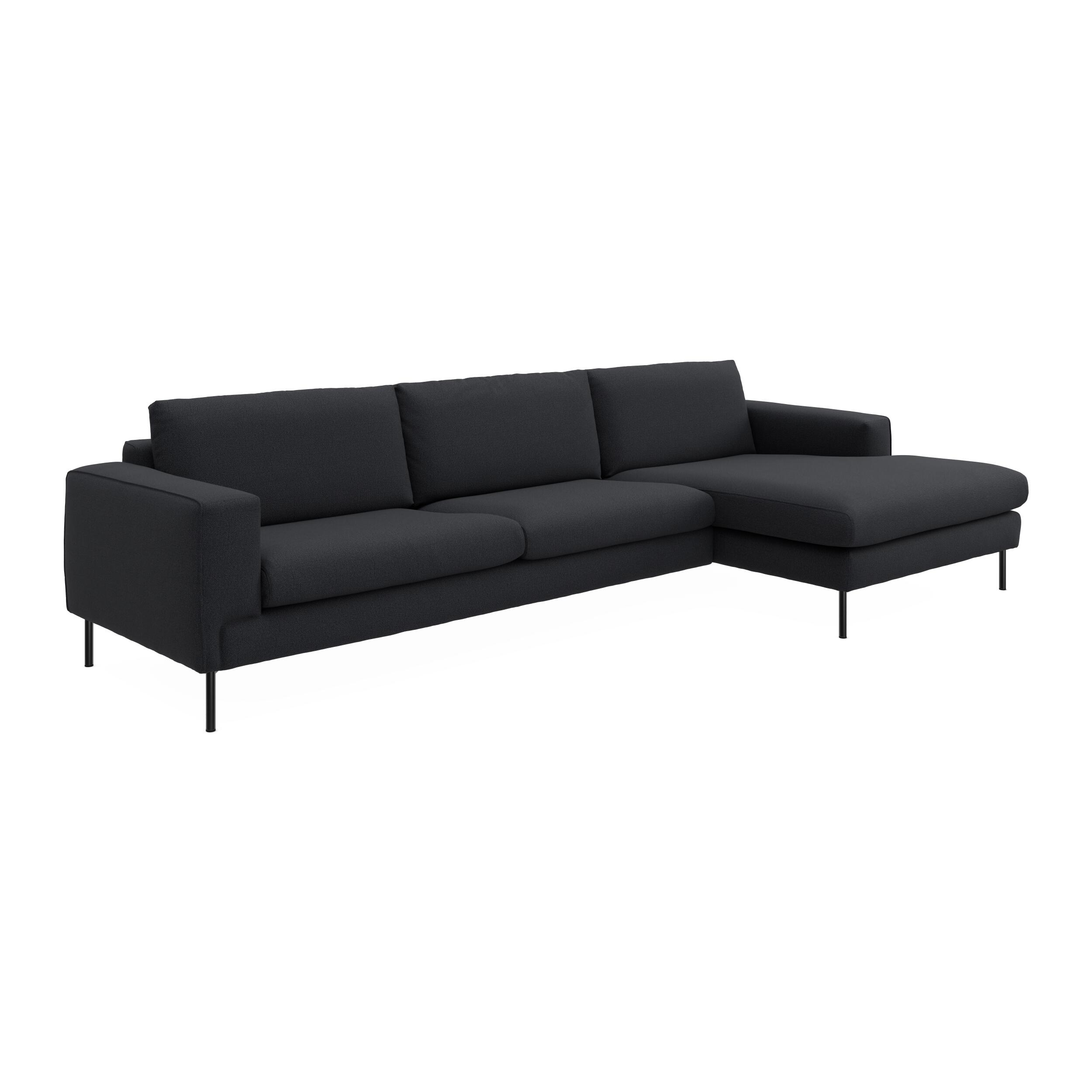 Nyland högervänd soffa med schäslong 