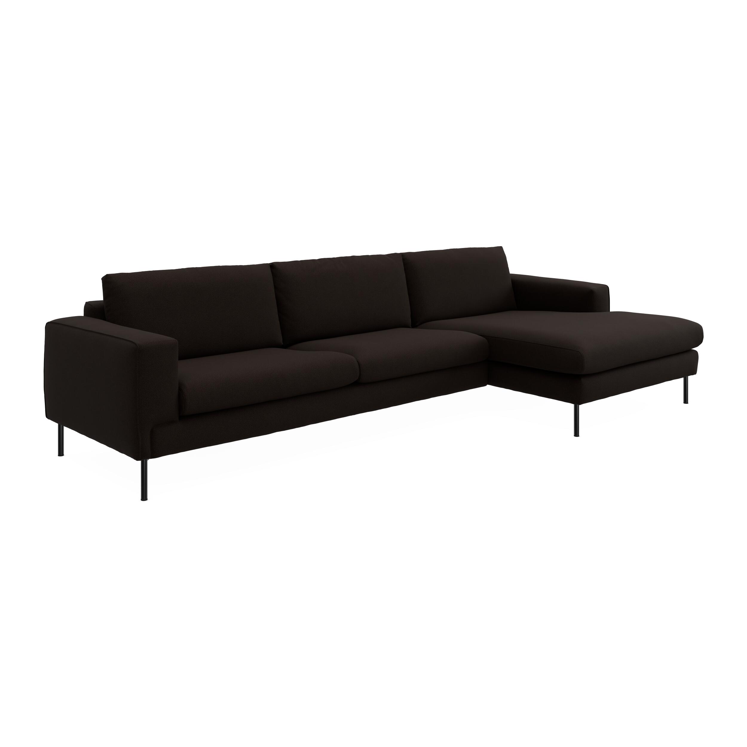 Nyland högervänd soffa med schäslong 