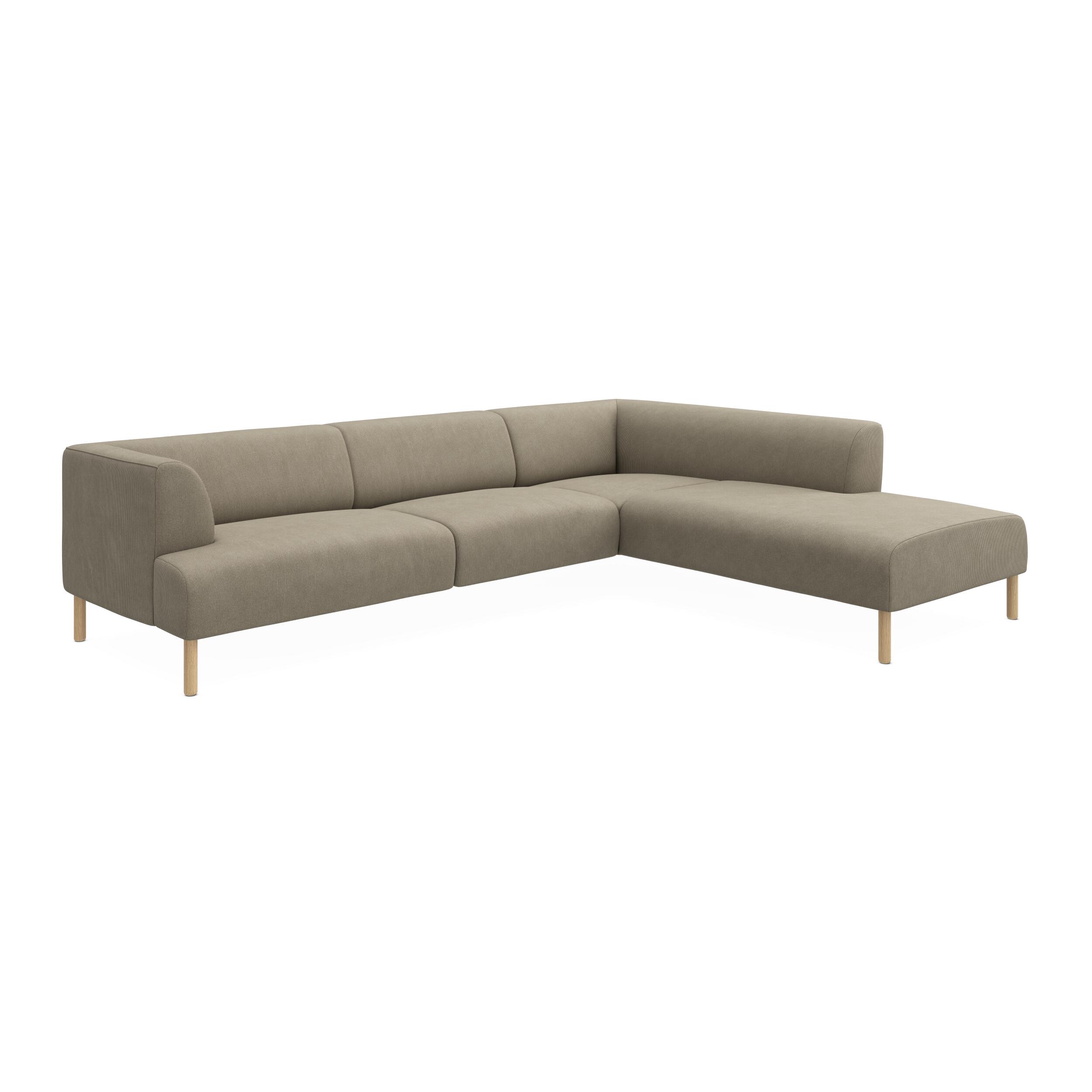 Teron högervänd soffa med divan 