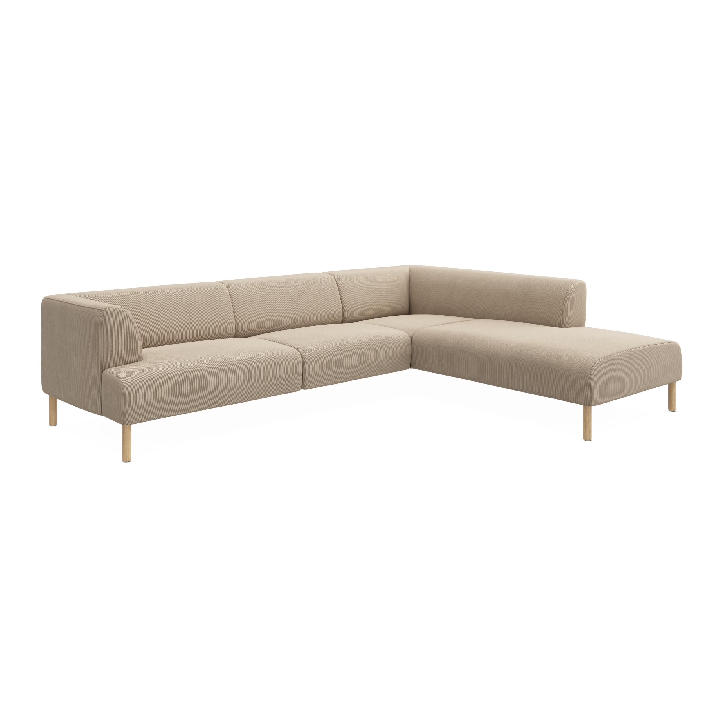 Teron högervänd soffa med divan 