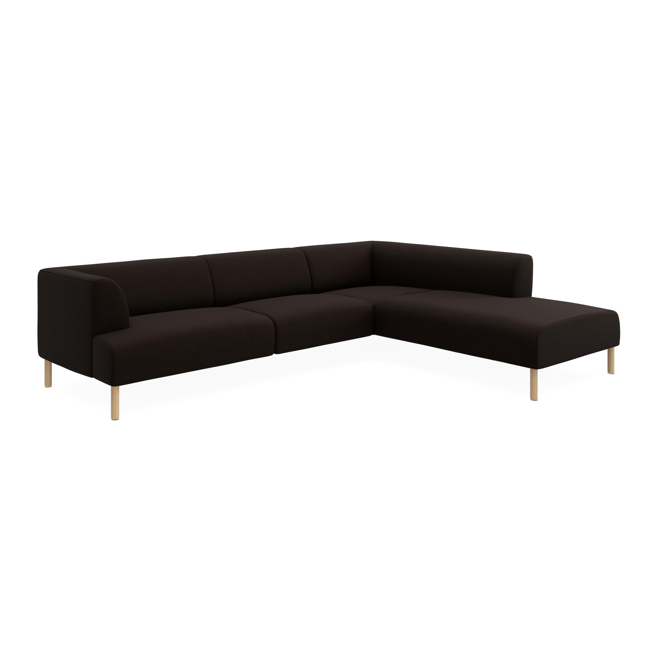 Teron högervänd soffa med divan 