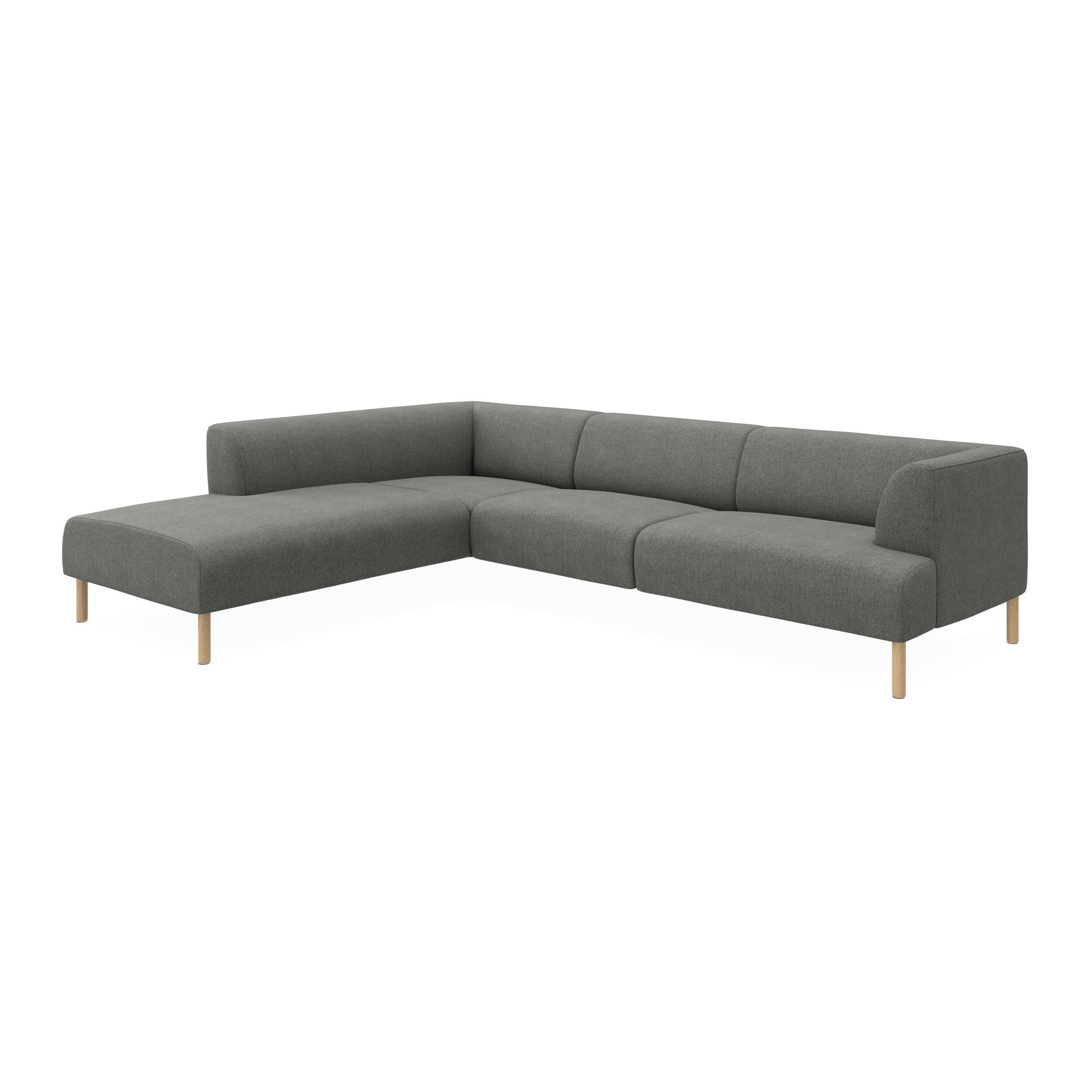 Teron vänstervänd soffa med divan 