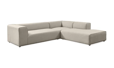 Korius Loungemodul med puffavslutning