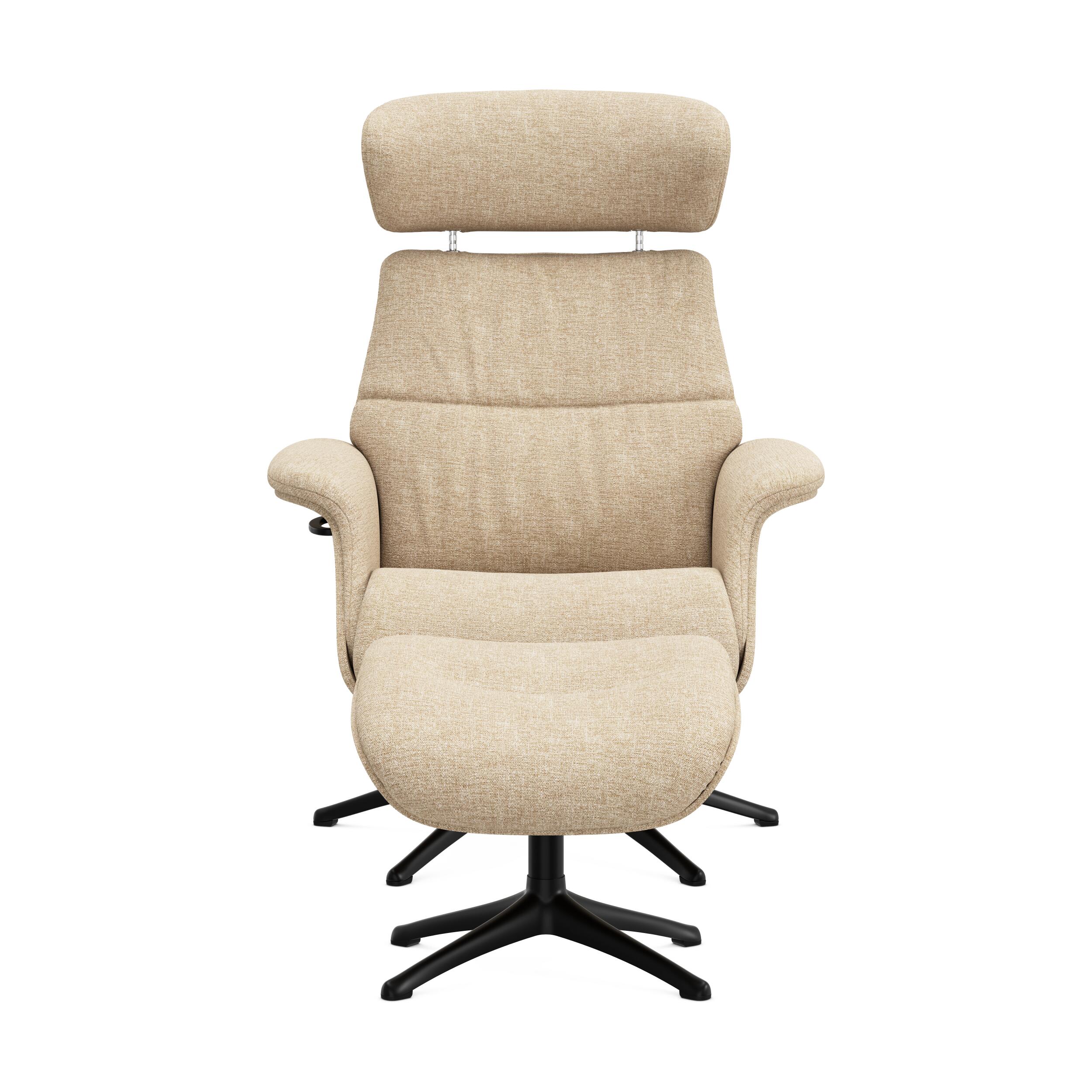 FlexLux Clement Medium fåtölj & fotpall 