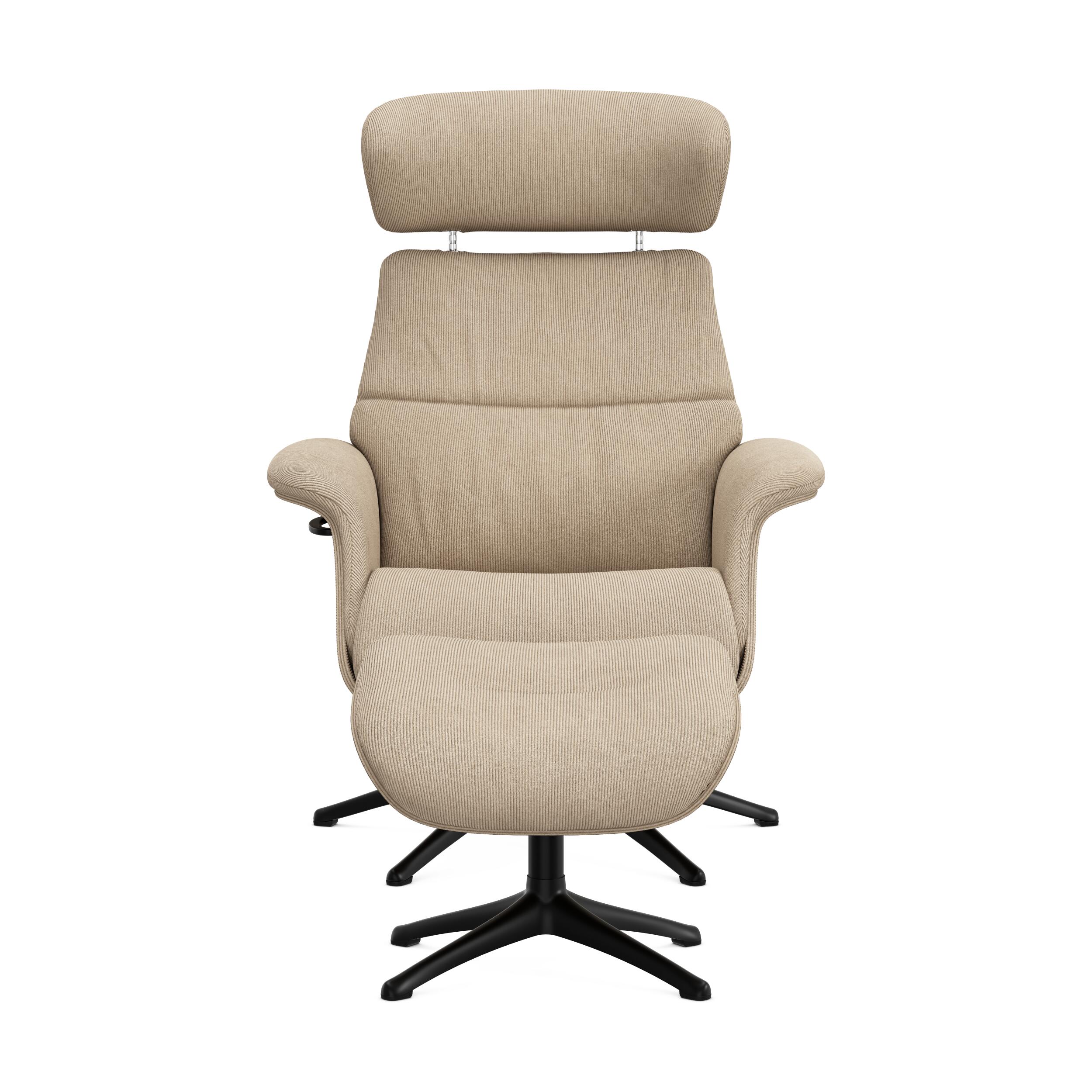 FlexLux Clement Medium fåtölj & fotpall 