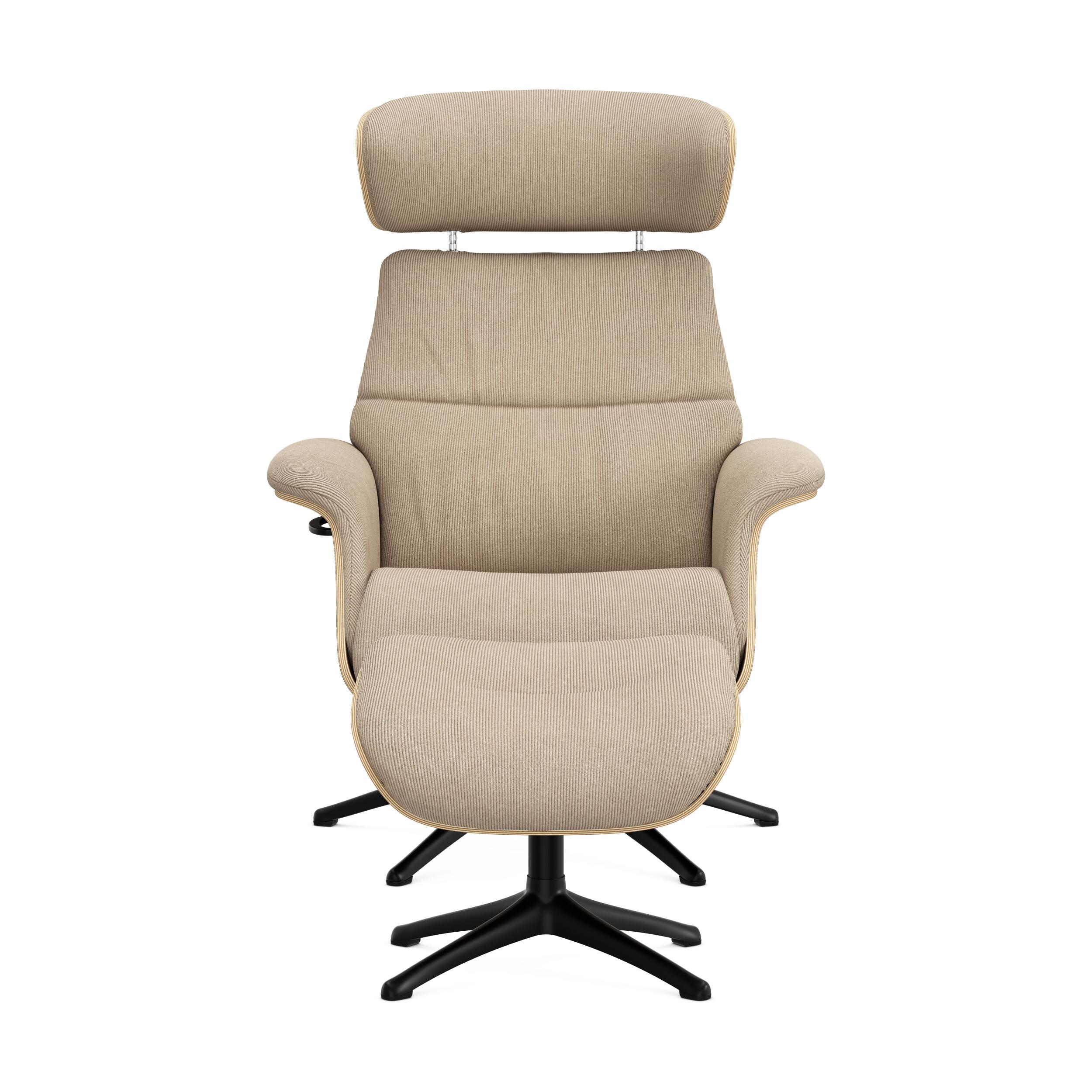 FlexLux Clement Medium fåtölj & fotpall 
