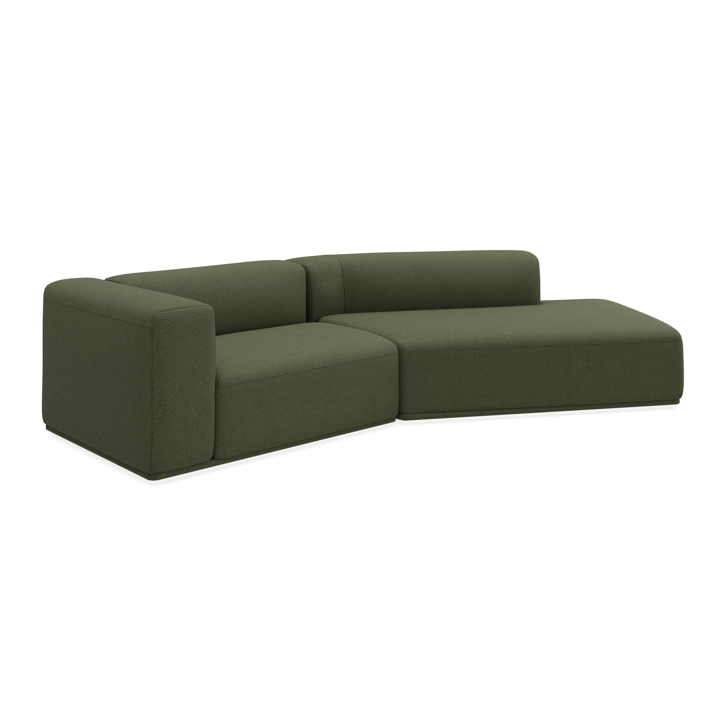 Zano 2-sits vänstervänd soffa med divan