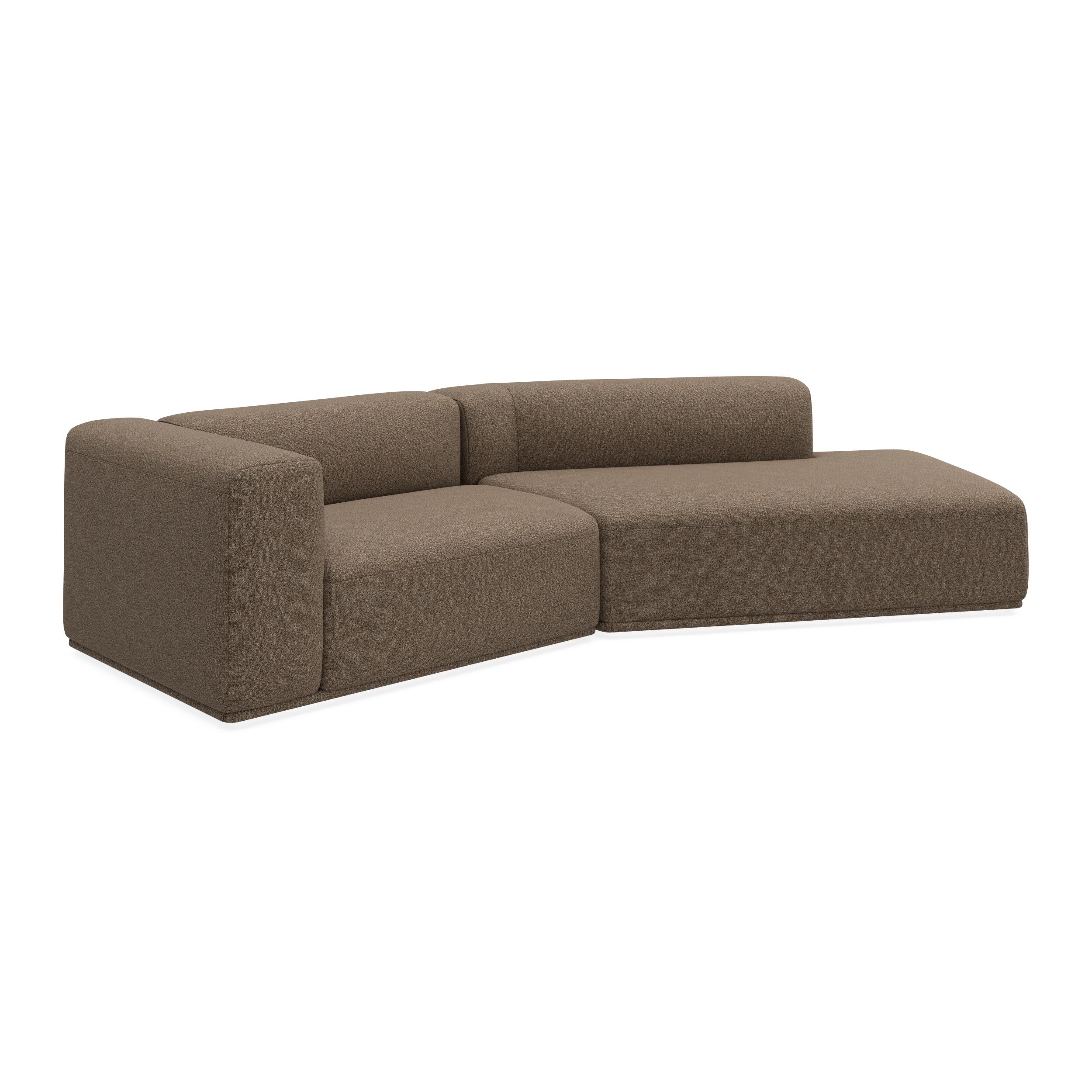 Zano 2-sits vänstervänd soffa med divan