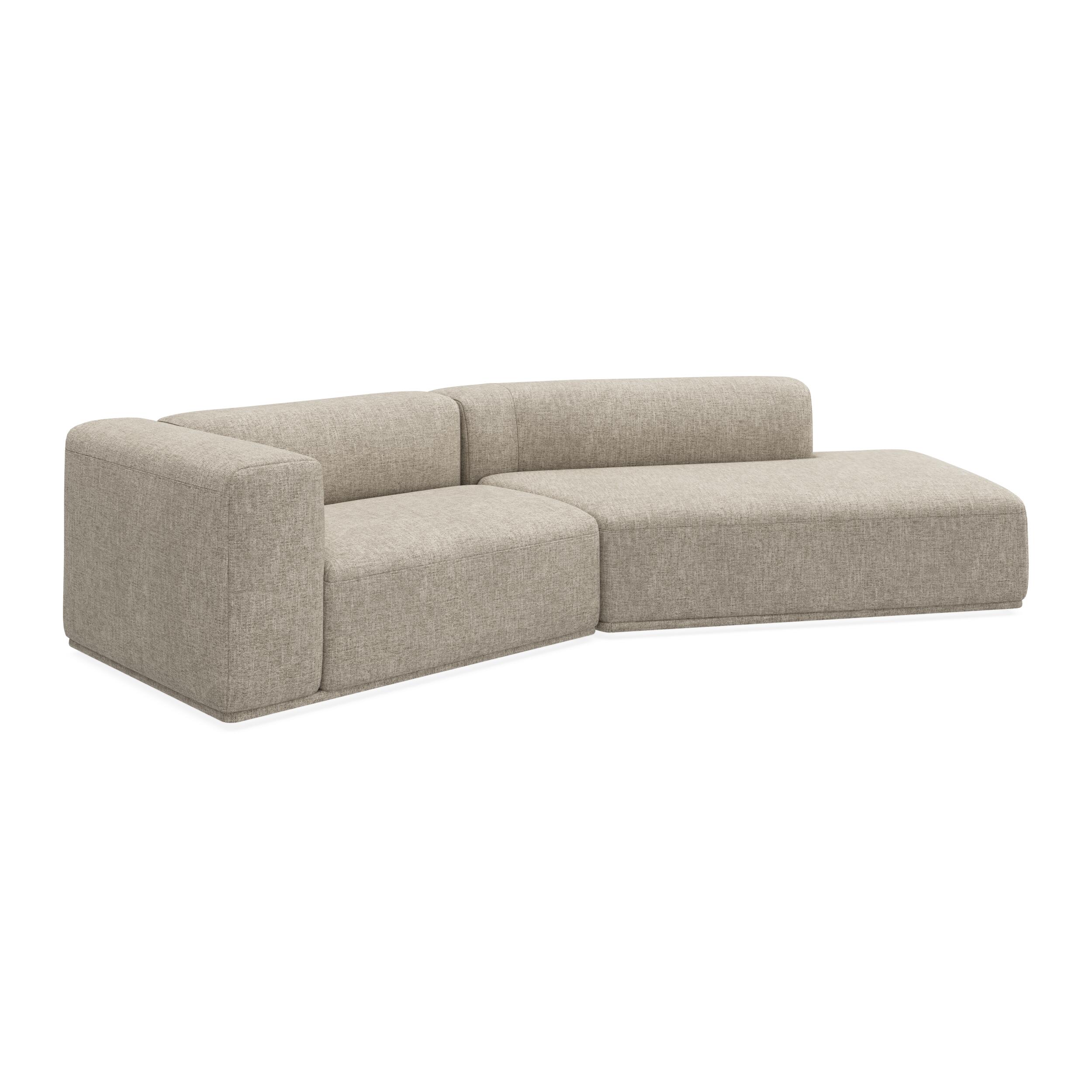 Zano 2-sits vänstervänd soffa med divan