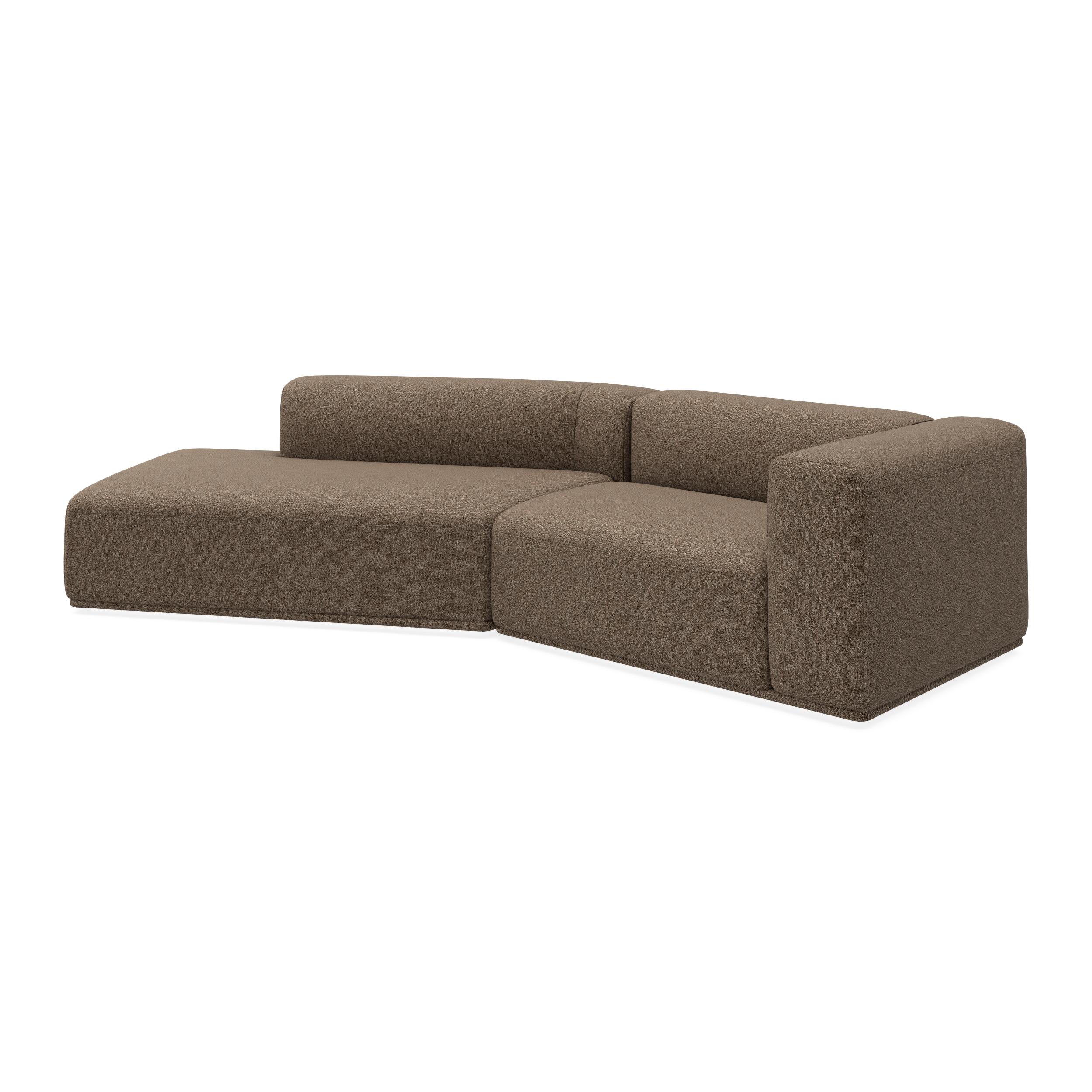 Zano 2-sits högervänd soffa med divan