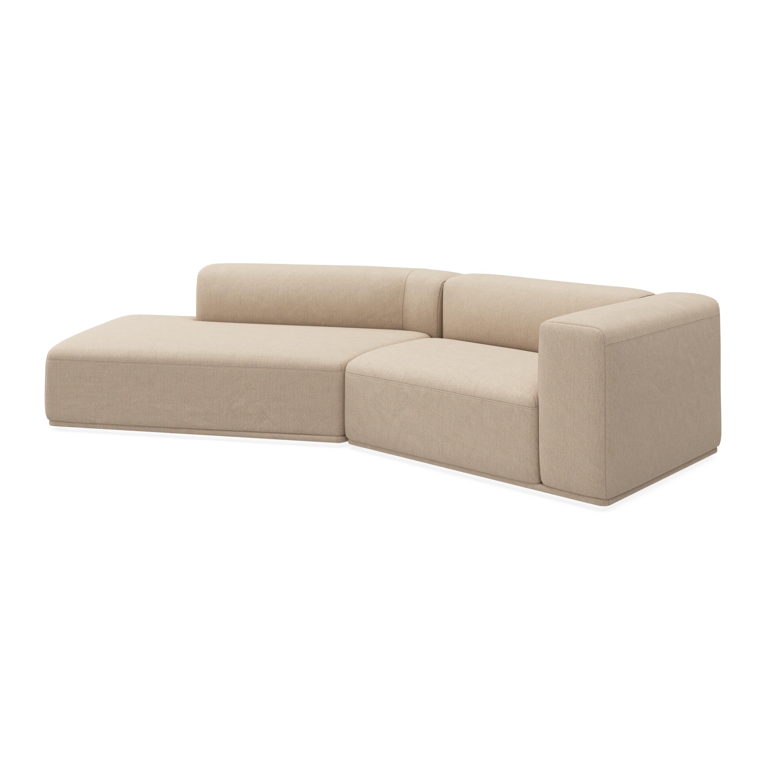 Zano 2-sits högervänd soffa med divan