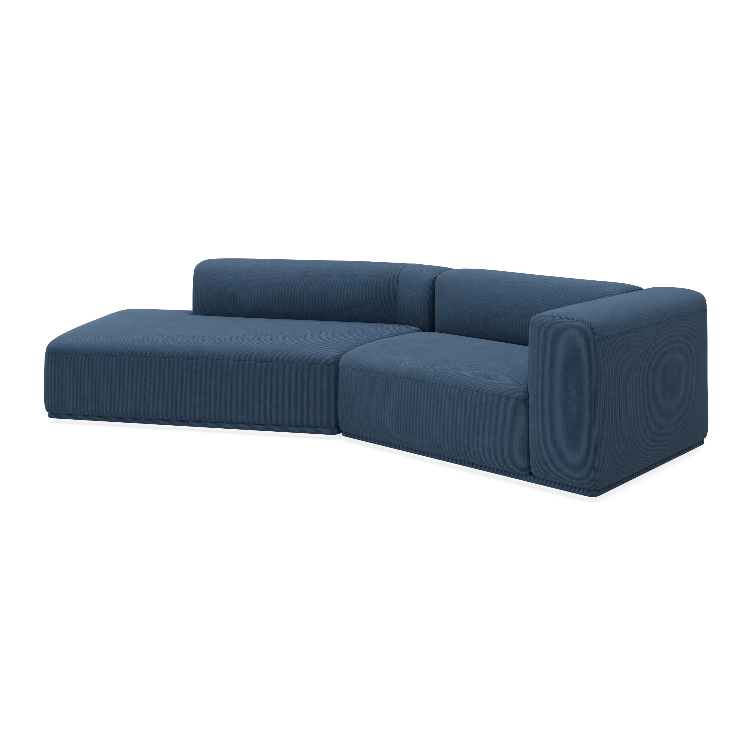 Zano 2-sits högervänd soffa med divan
