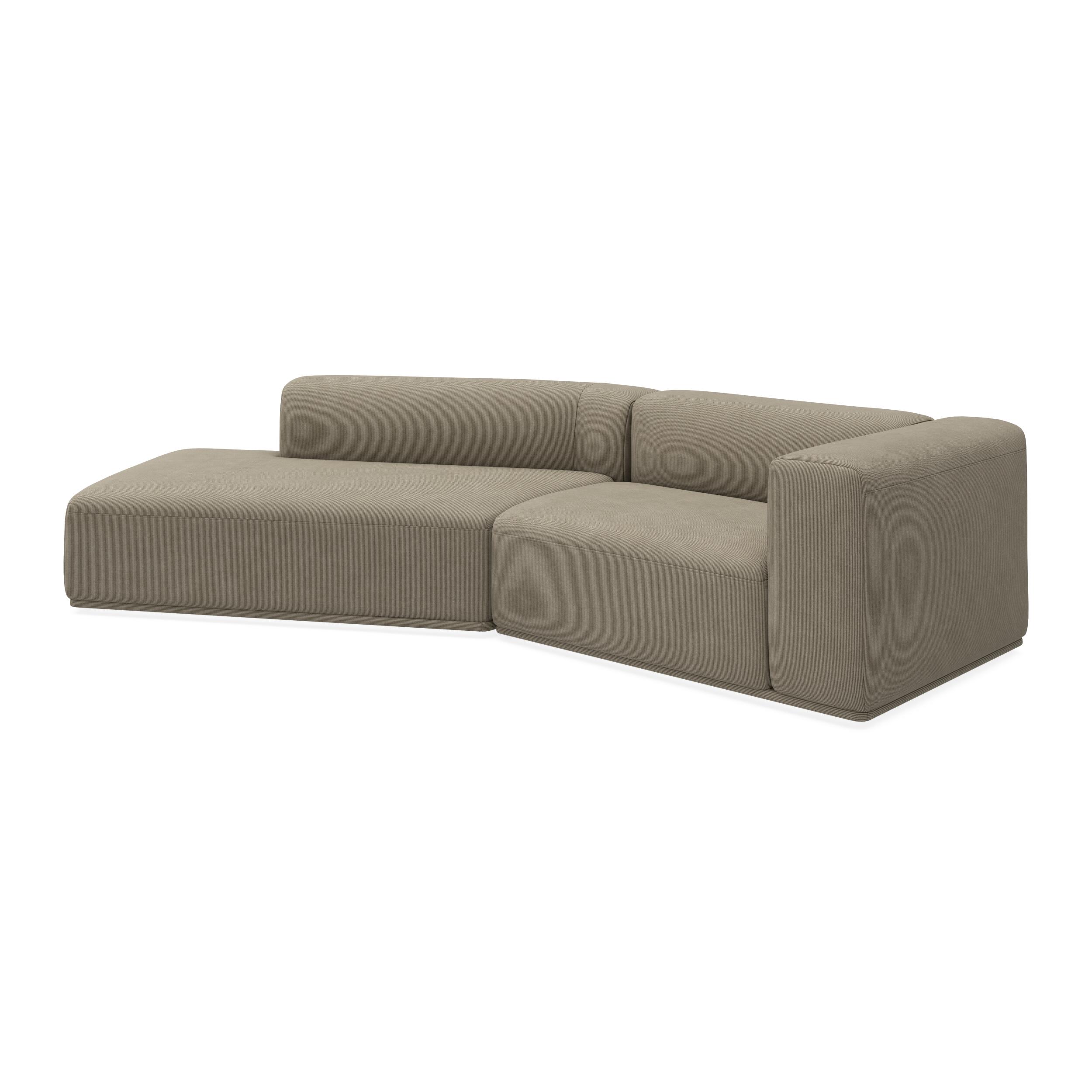 Zano 2-sits högervänd soffa med divan