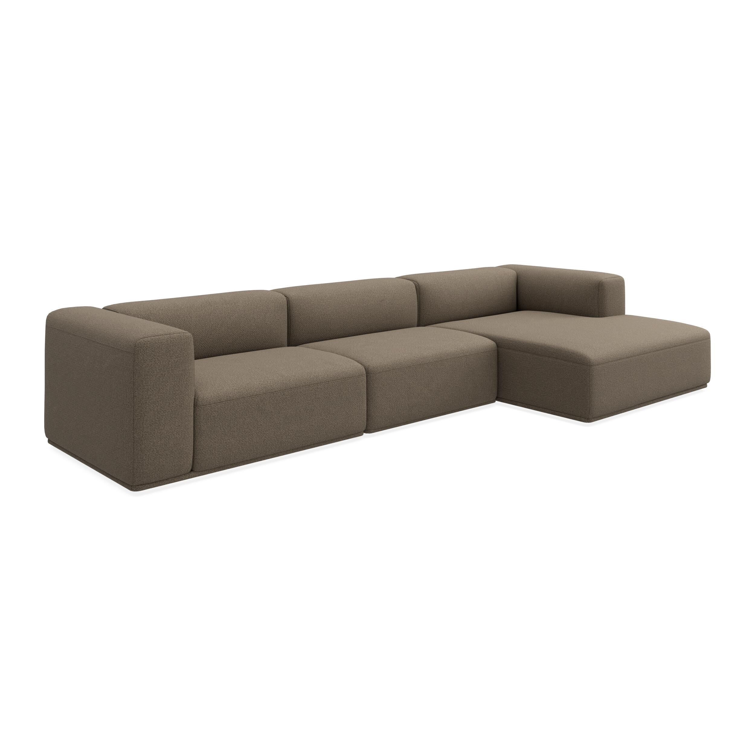 Zano 3-sits högervänd soffa med schäslong