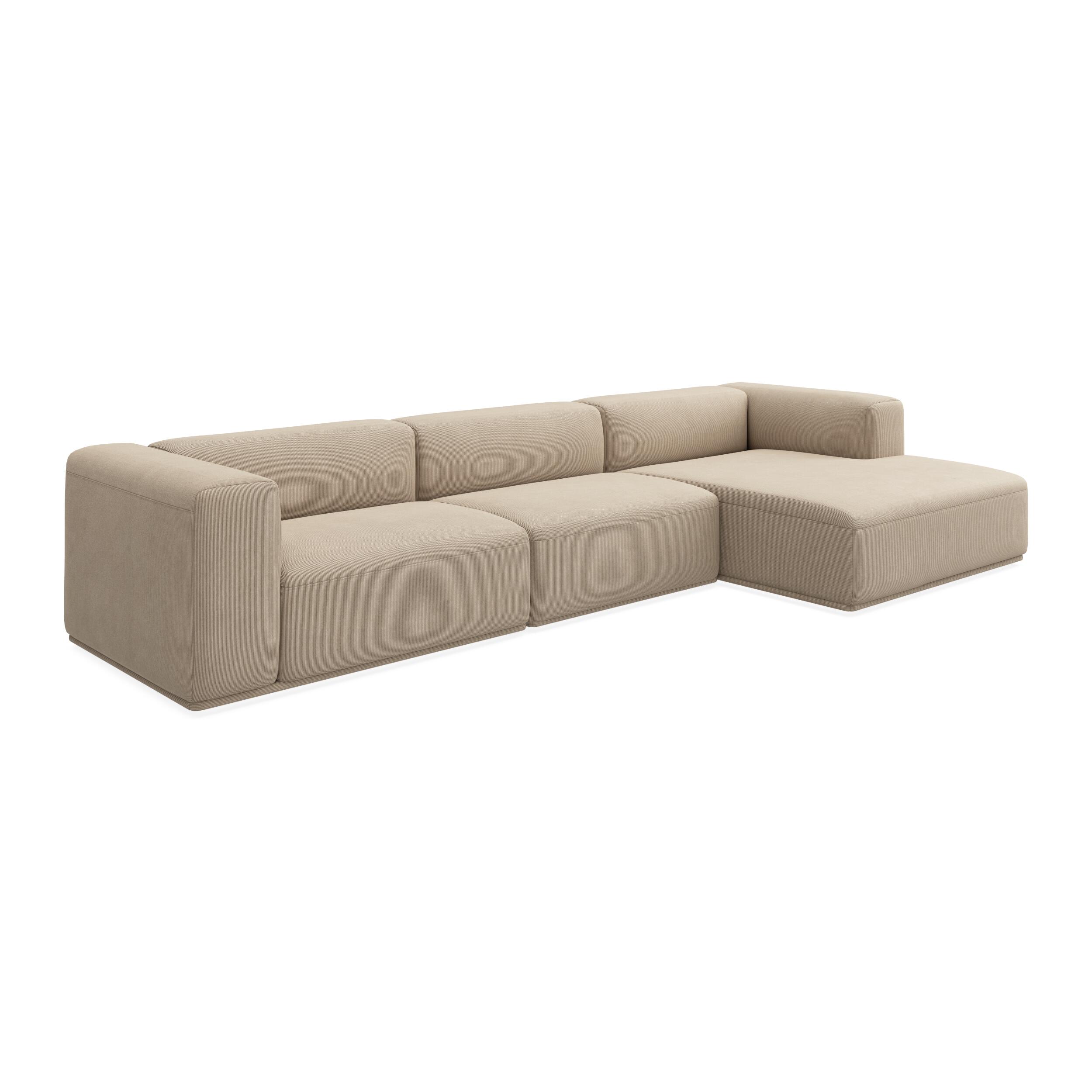 Zano 3-sits högervänd soffa med schäslong