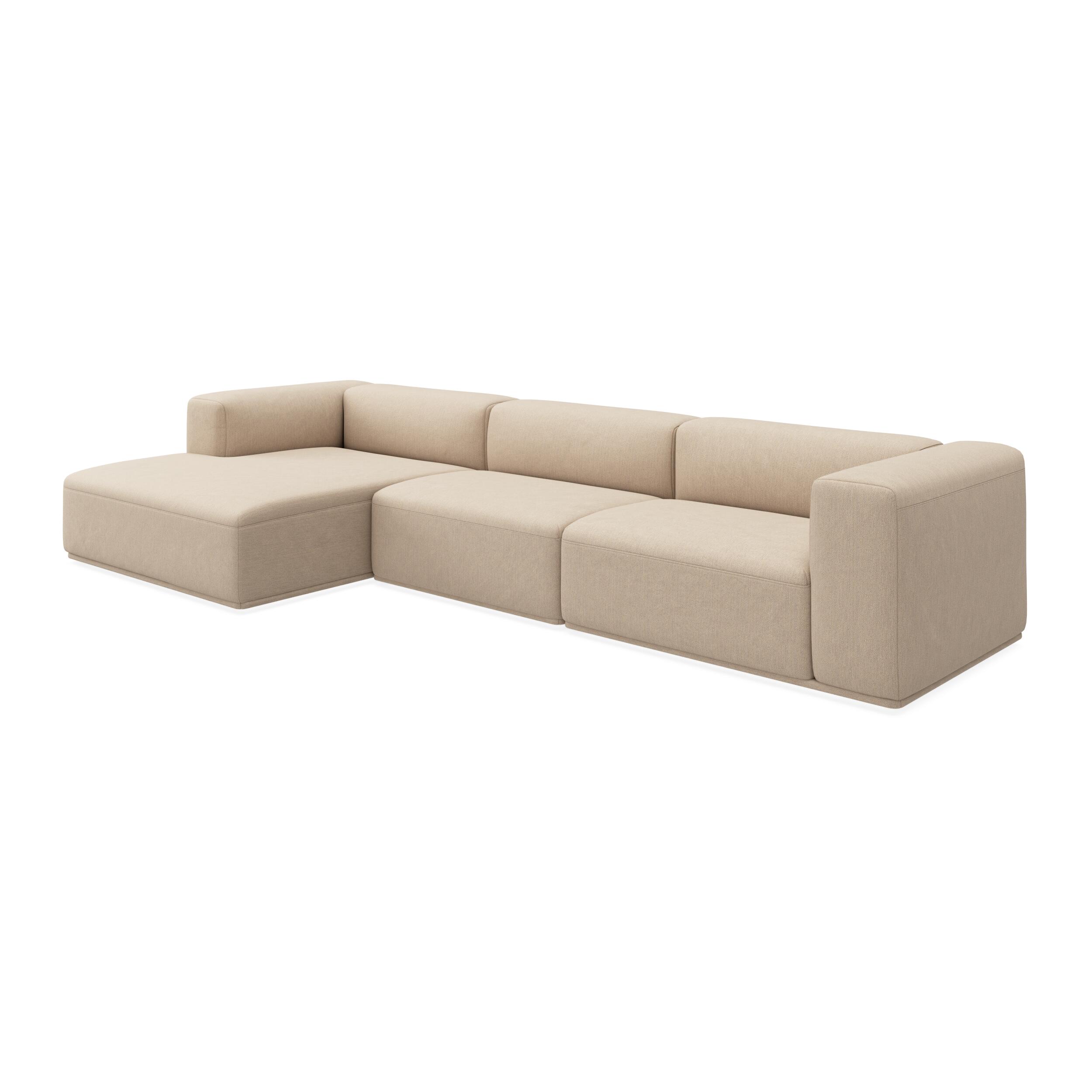 Zano 3-sits vänsterrvänd soffa med schäslong