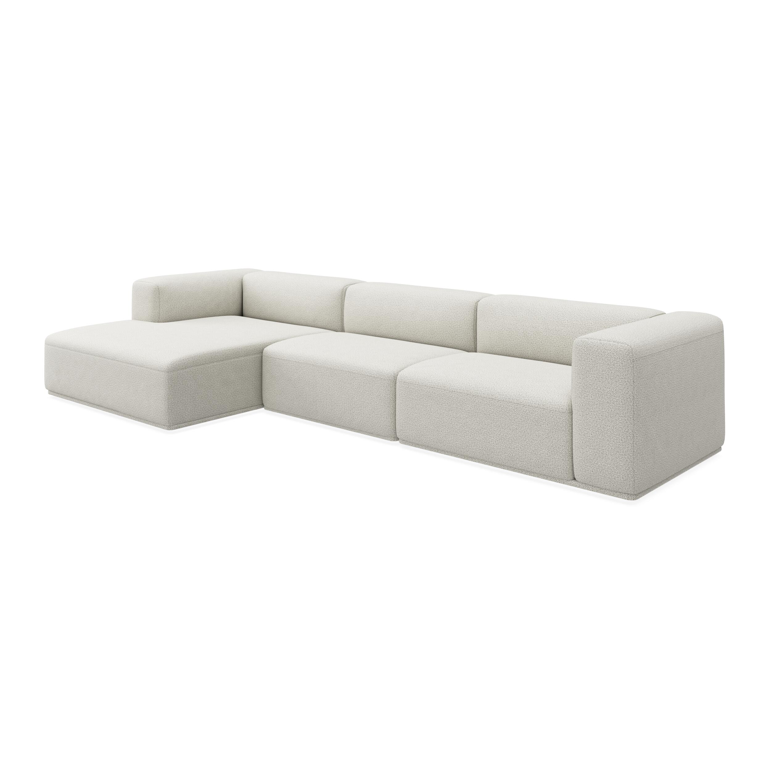 Zano 3-sits vänsterrvänd soffa med schäslong
