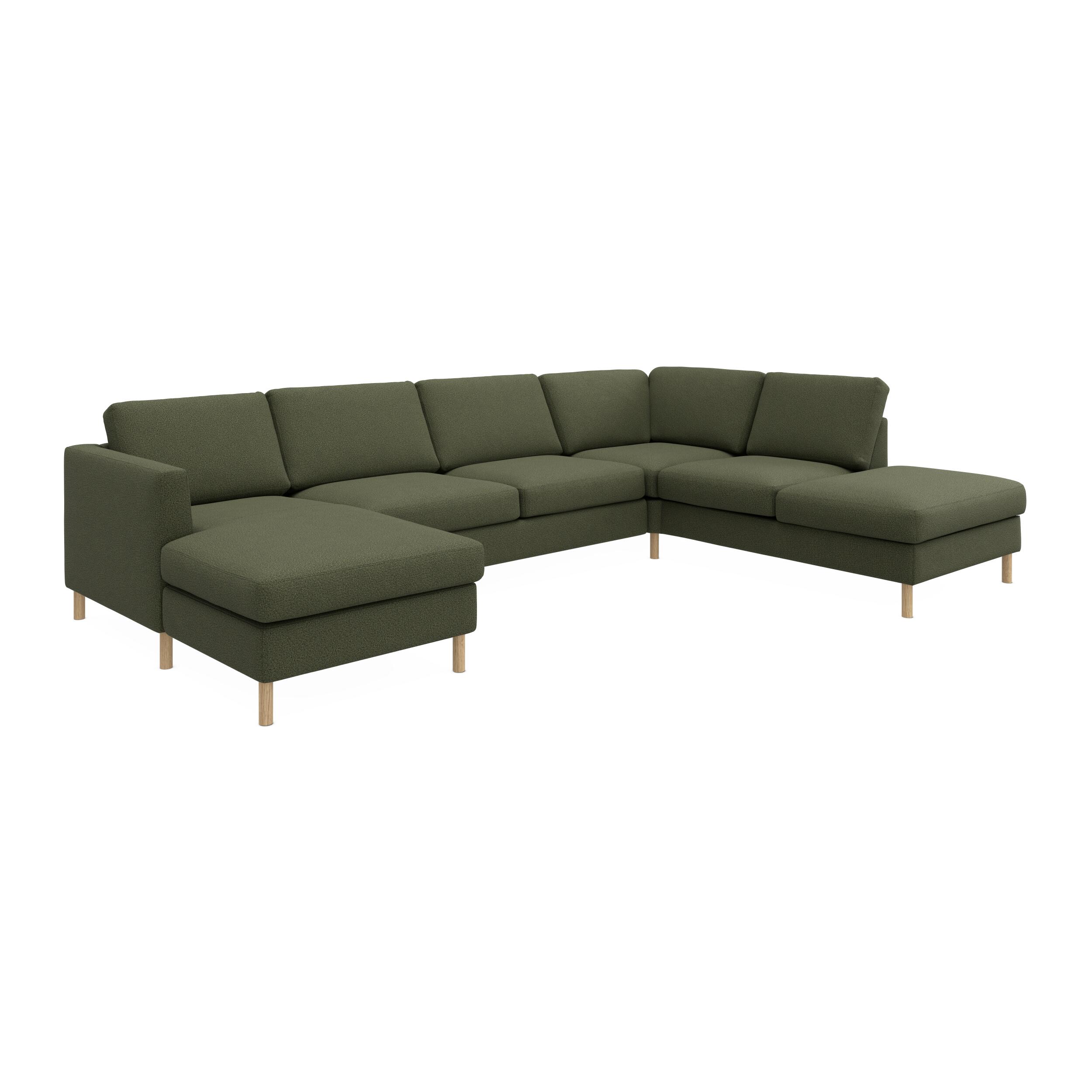 Signatur 5-sits vänstervänd U-soffa