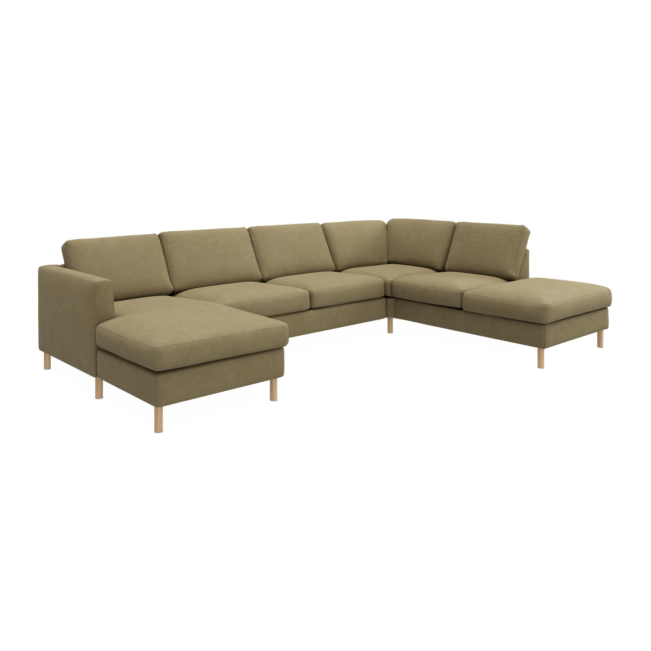 Signatur 5-sits vänstervänd U-soffa