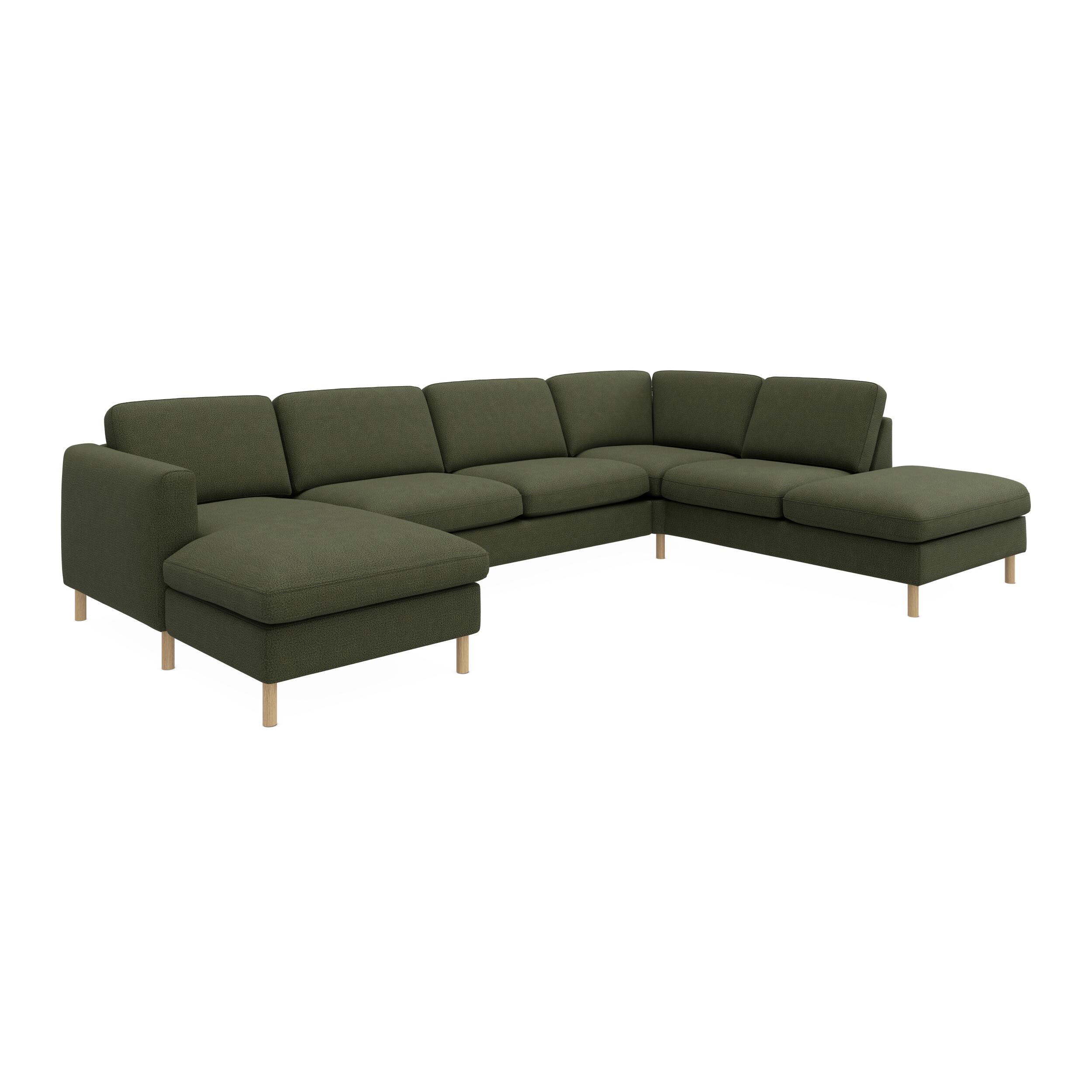 Signatur 5-sits vänstervänd U-soffa