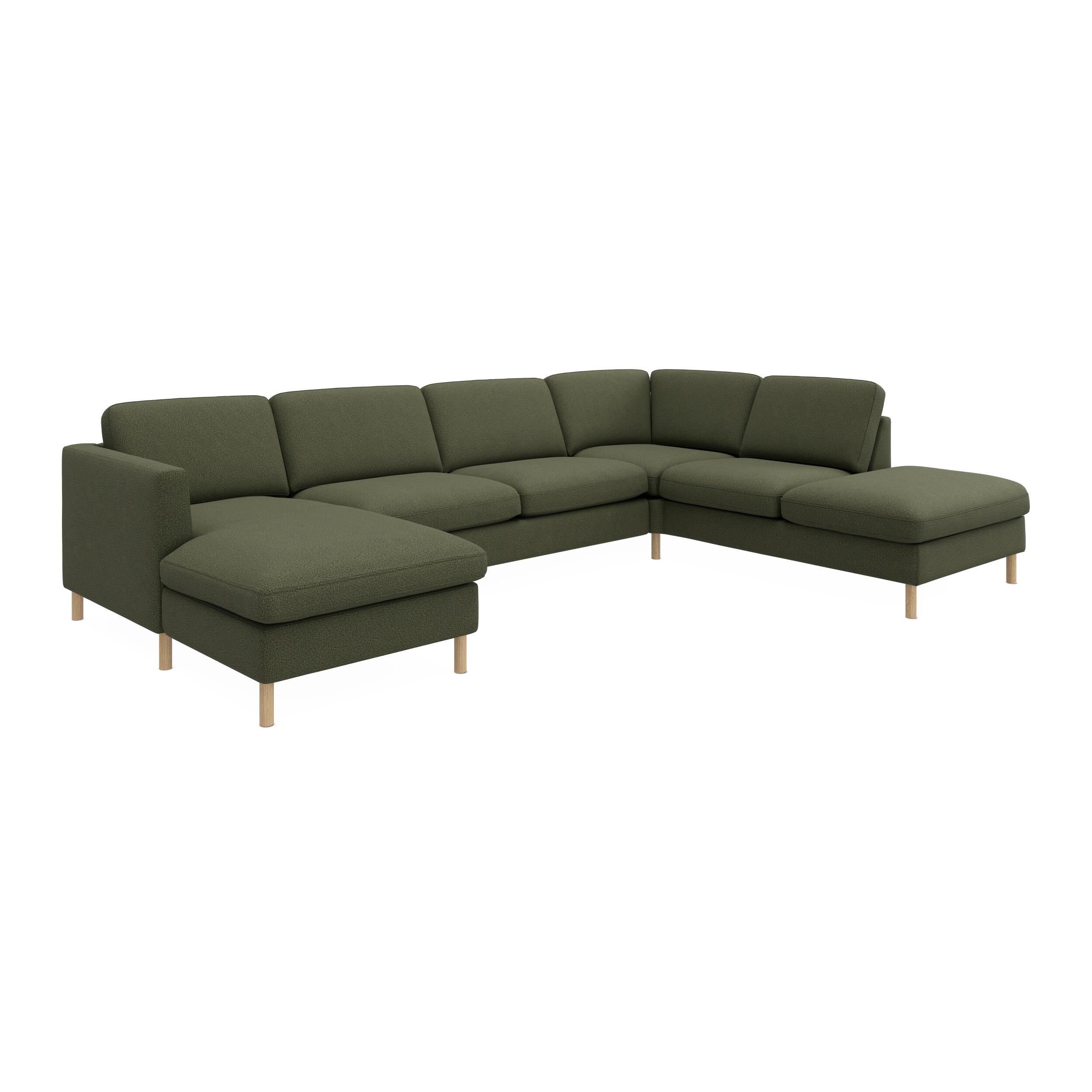 Signatur 5-sits vänstervänd U-soffa