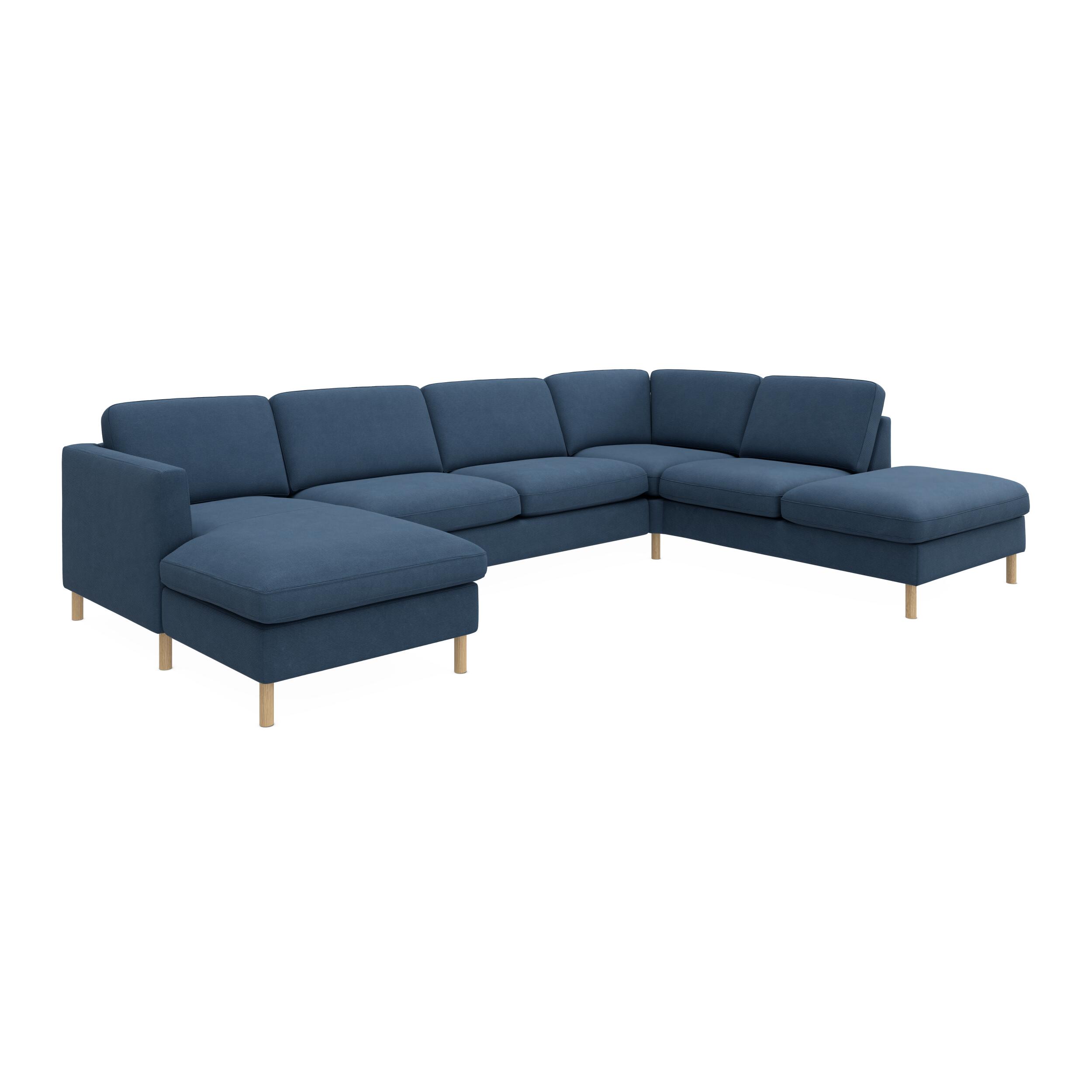 Signatur 5-sits vänstervänd U-soffa