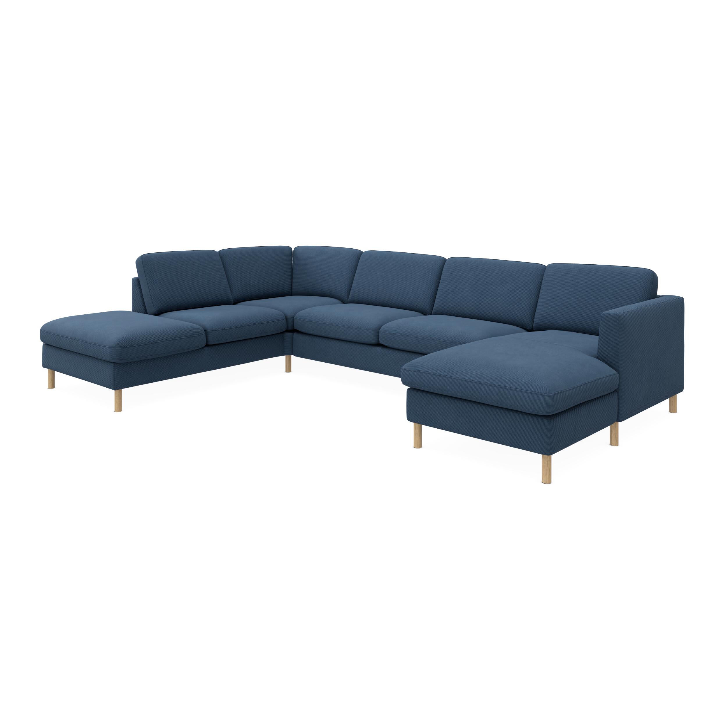 Signatur 5-sits högervänd U-soffa