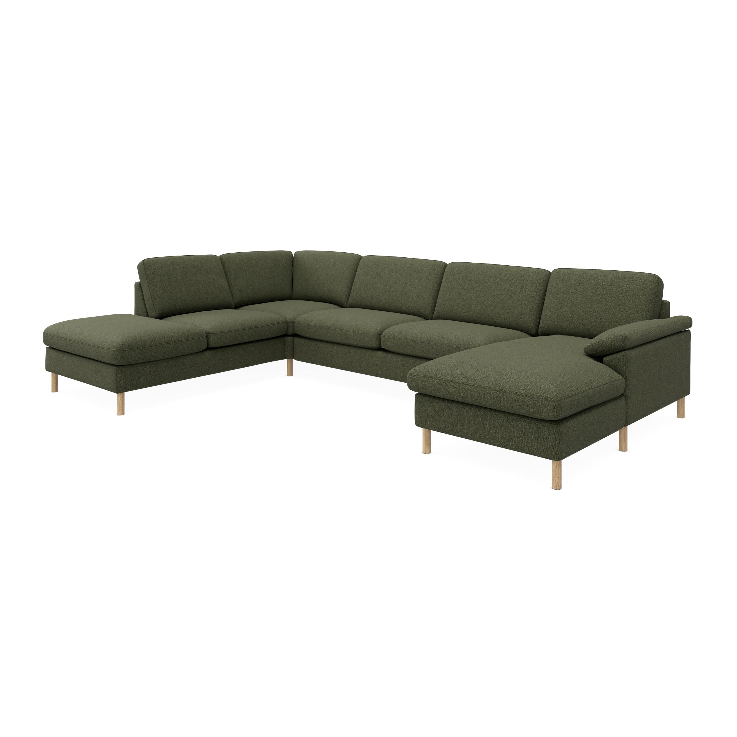 Signatur 5-sits högervänd U-soffa