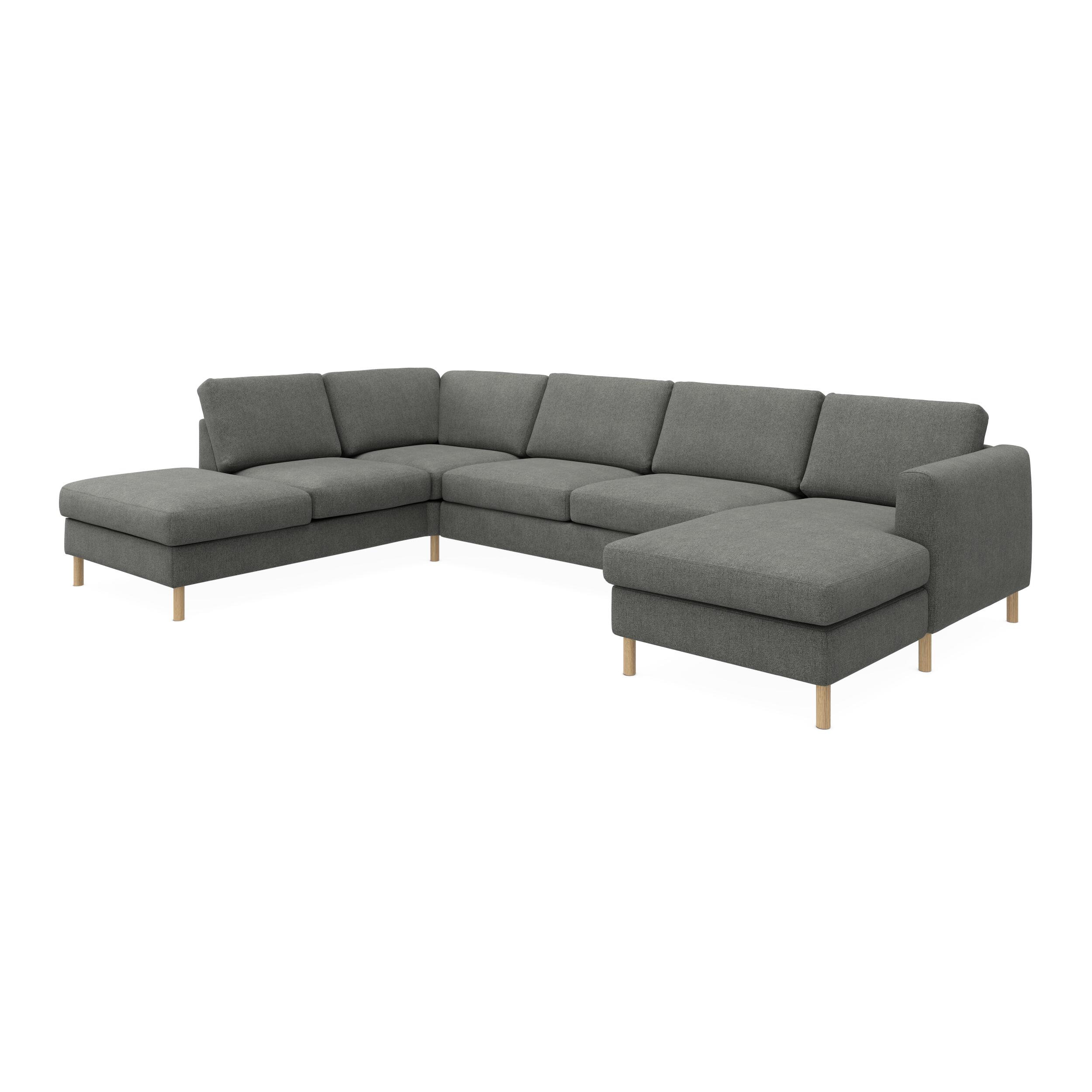 Signatur 5-sits högervänd U-soffa