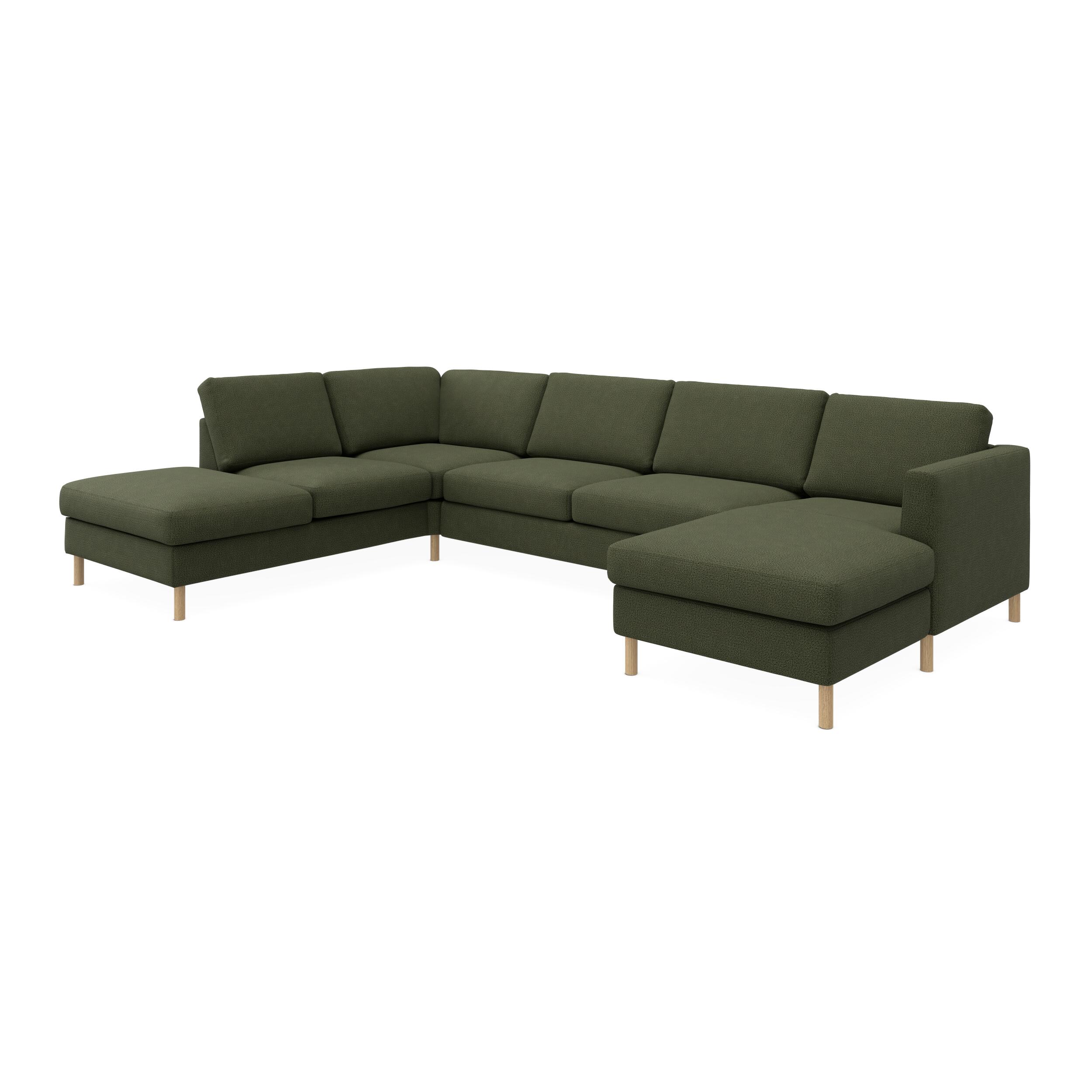 Signatur 5-sits högervänd U-soffa